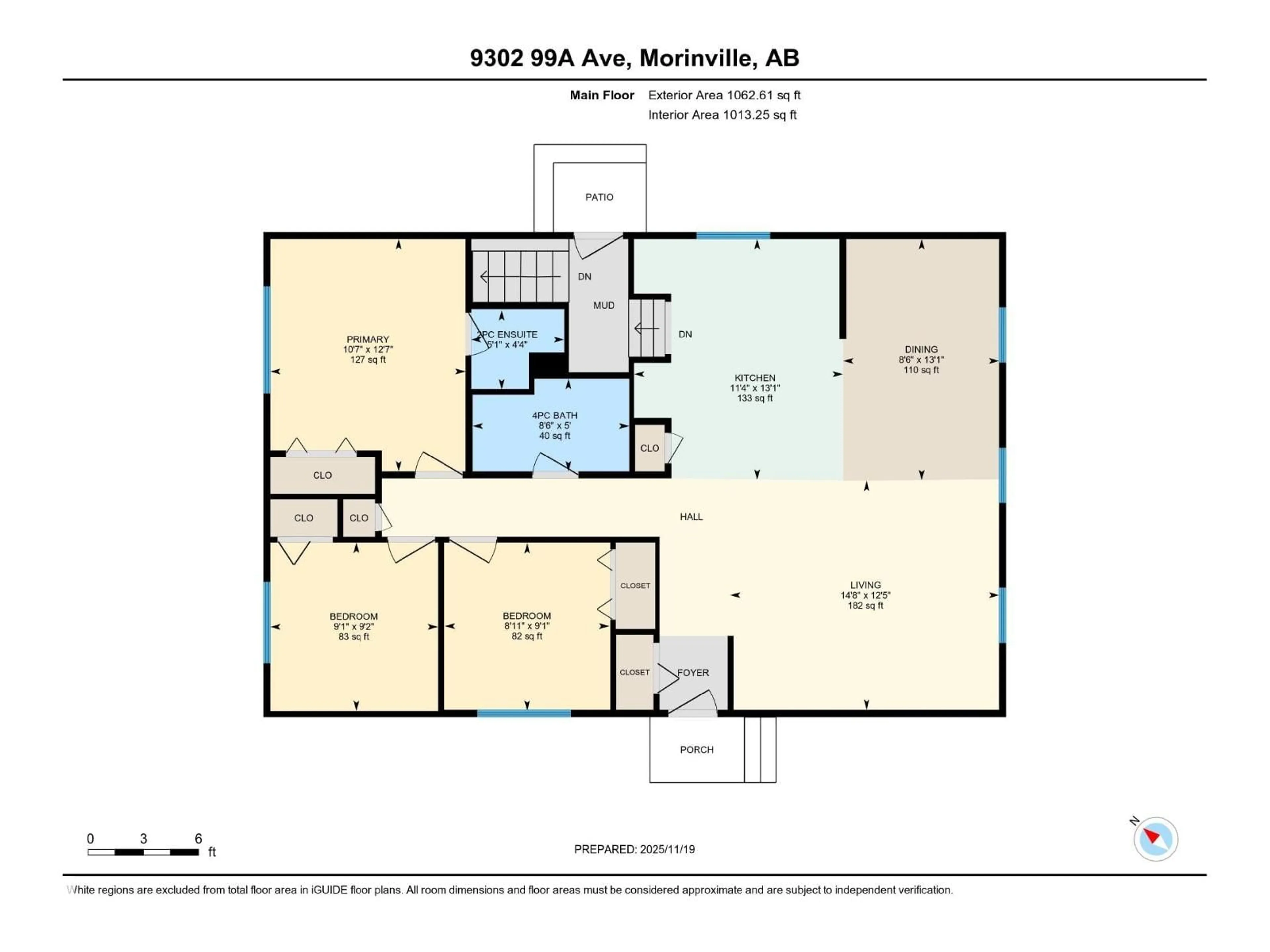 Floor plan for 9302 99A, Morinville Alberta T8R1J6