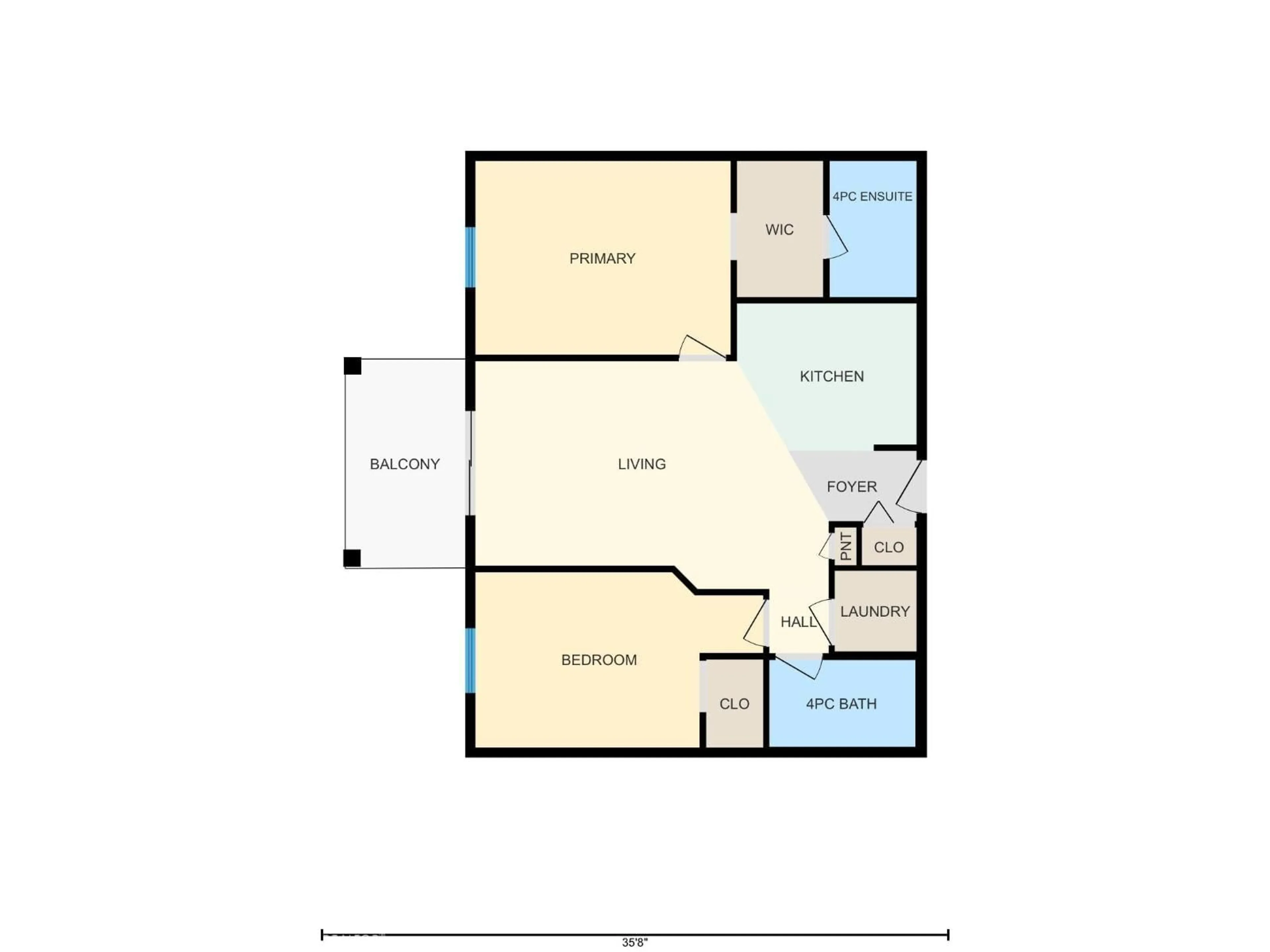 Floor plan for 245 - 211 EDWARDS DRIVE, Edmonton Alberta T6X1J9