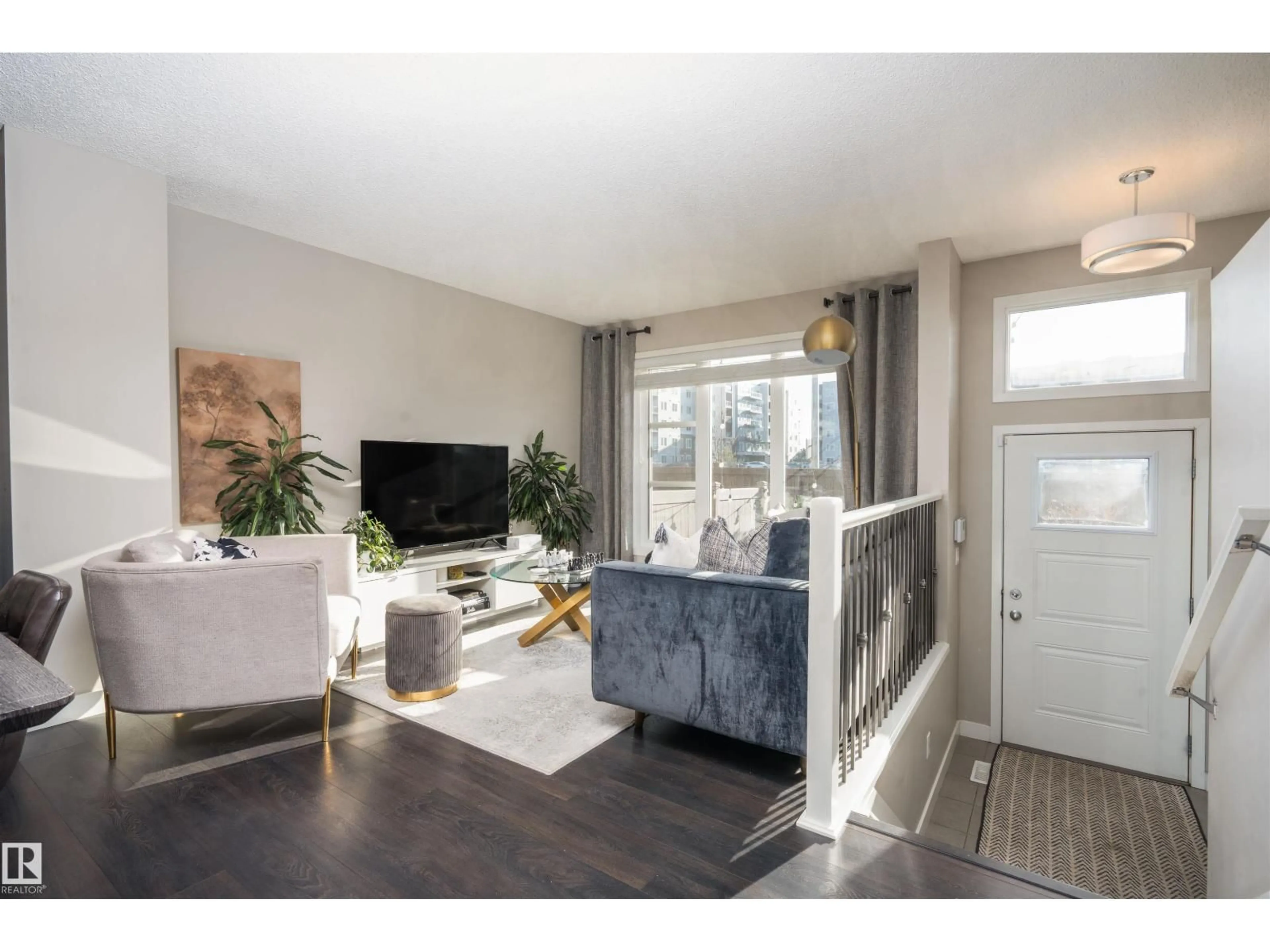 Living room with furniture, unknown for 27 - 4470 PROWSE RD, Edmonton Alberta T6W3R5