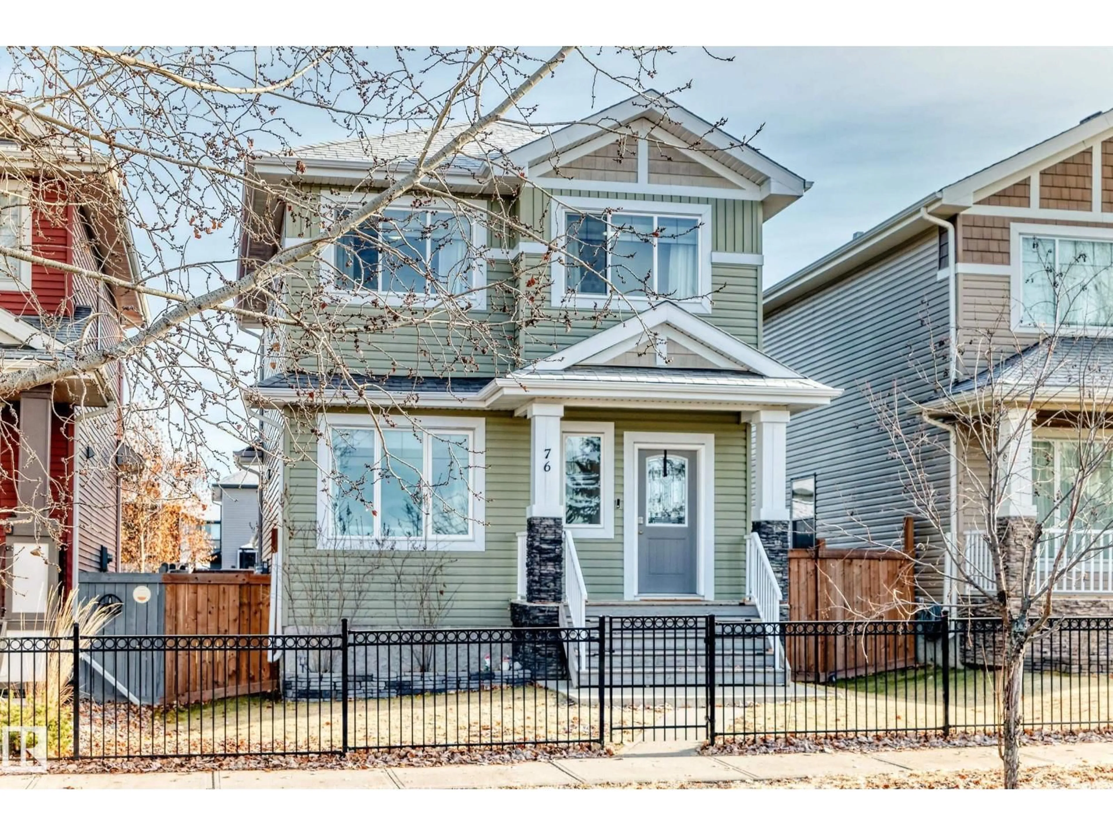 Home with brick exterior material, street for 76 STRAWBERRY LN, Leduc Alberta T9E8R6