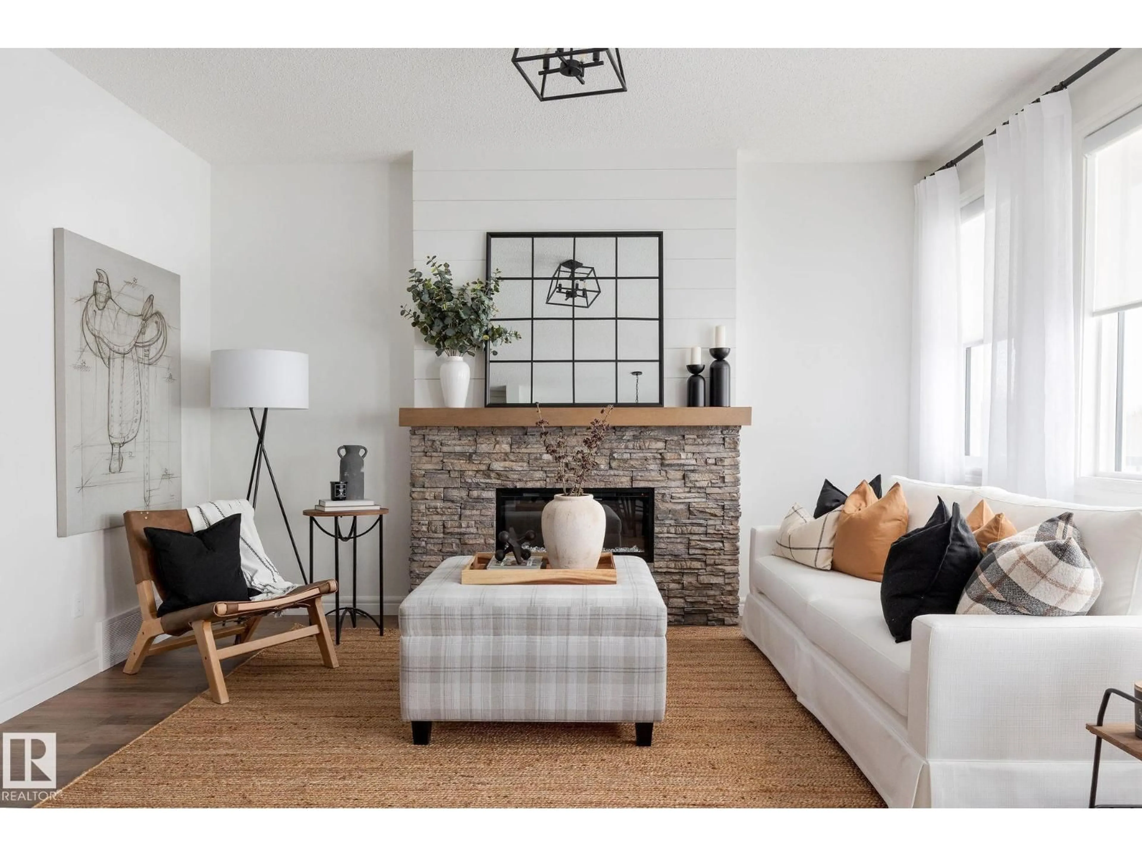 Living room with furniture, unknown for 16 EMERALD WY, Spruce Grove Alberta T7X3C7