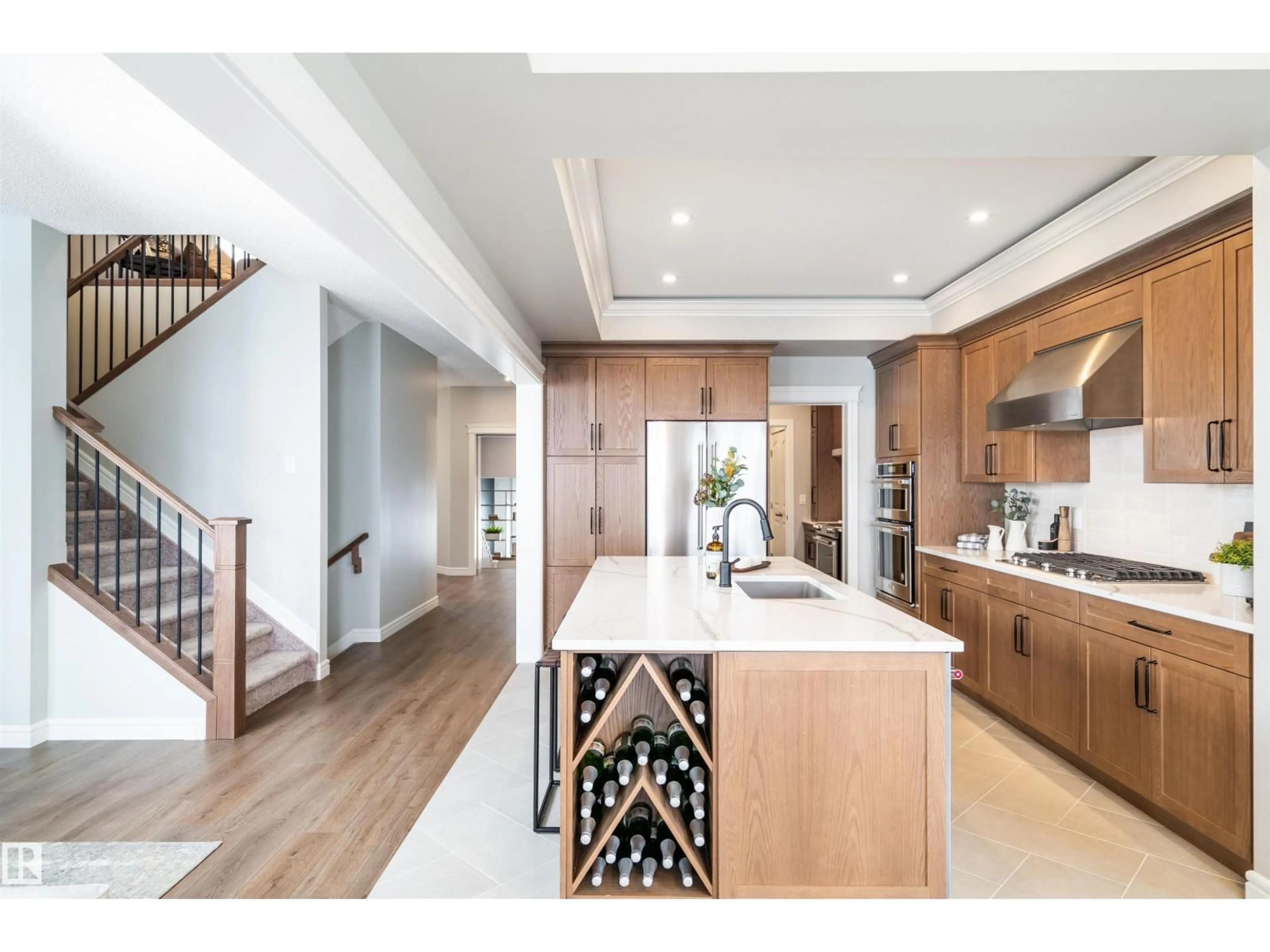 Open concept kitchen, unknown for NW - 1611 14 ST, Edmonton Alberta T6T2S2