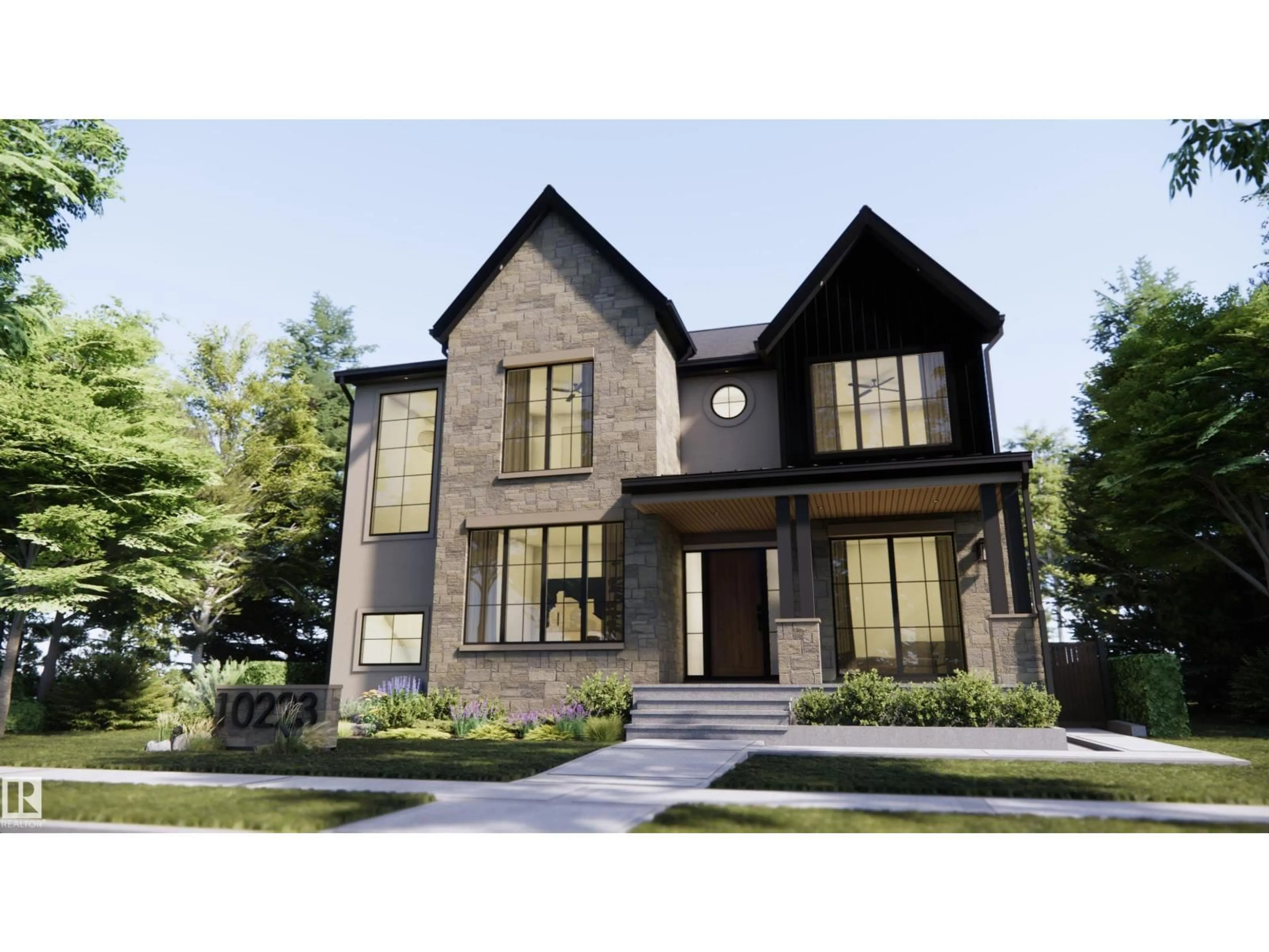 Home with brick exterior material, street for 10223 130 ST, Edmonton Alberta T5N1X4