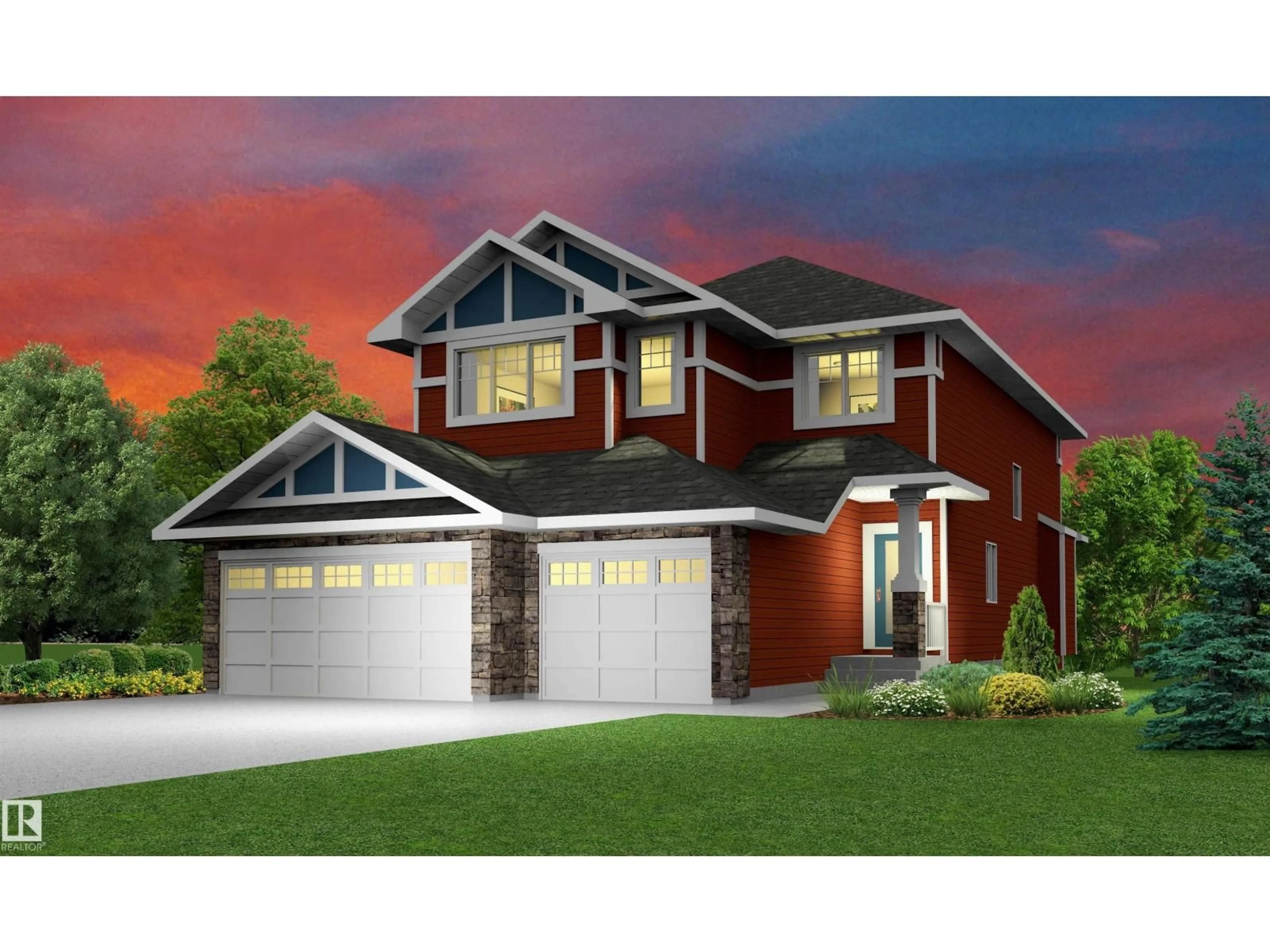 Home with vinyl exterior material, street for 6879 KNOX LO SW, Edmonton Alberta T6W4R4