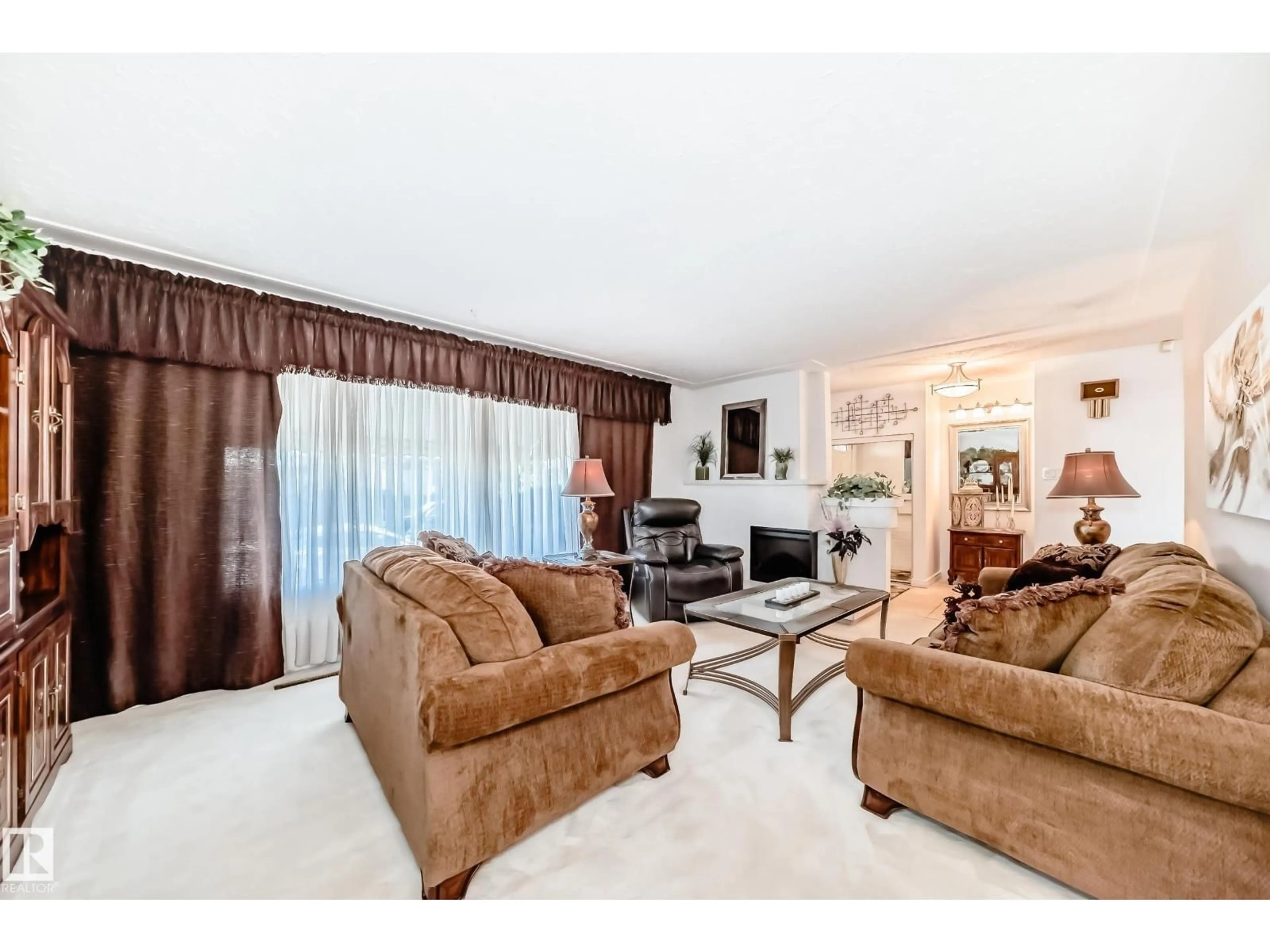 Living room with furniture, unknown for NW - 13338 120 ST, Edmonton Alberta T5E5P5