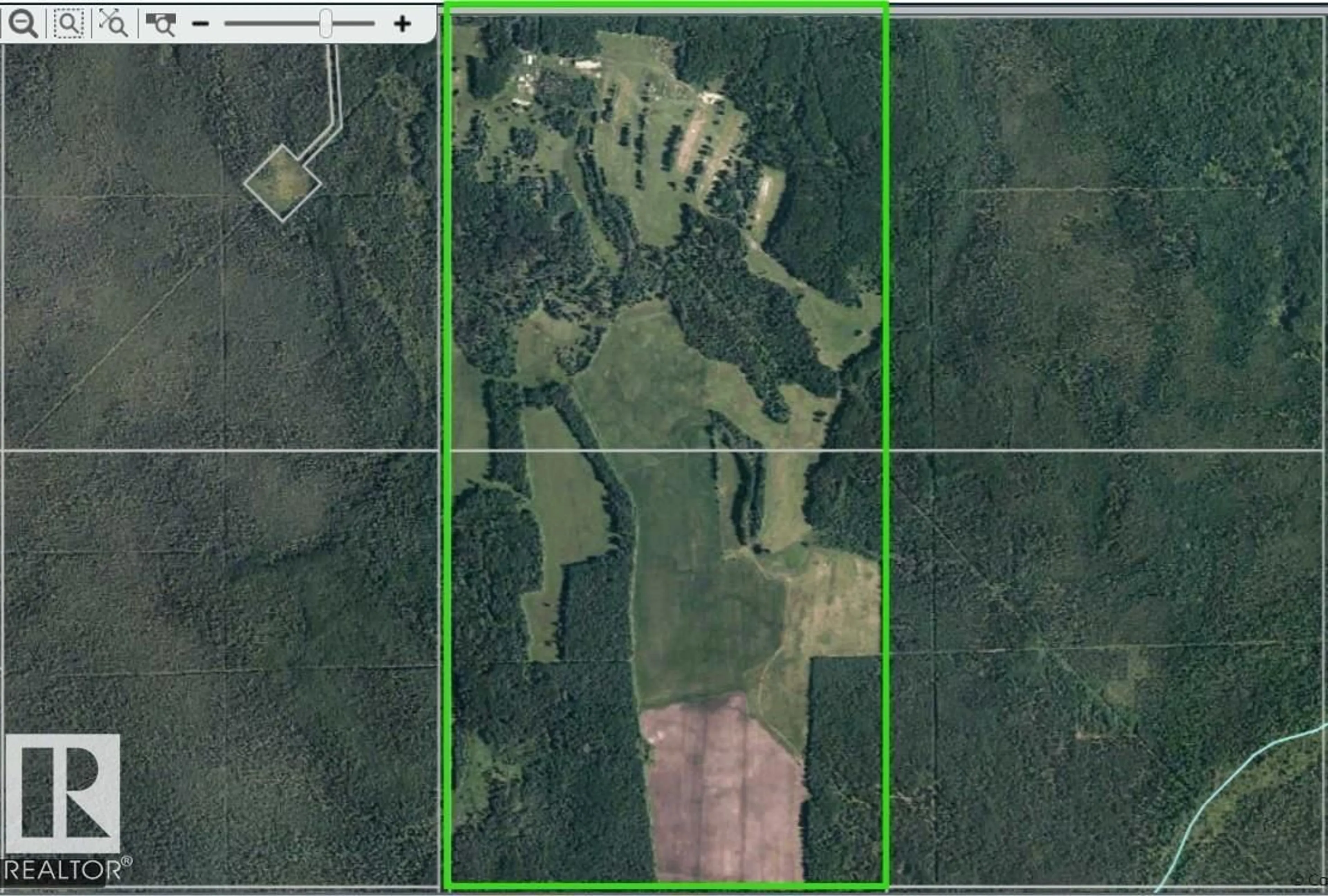 Picture of a map for 11077 TWP RD 674, Rural Lesser Slave River M.D. Alberta T0G0Z0