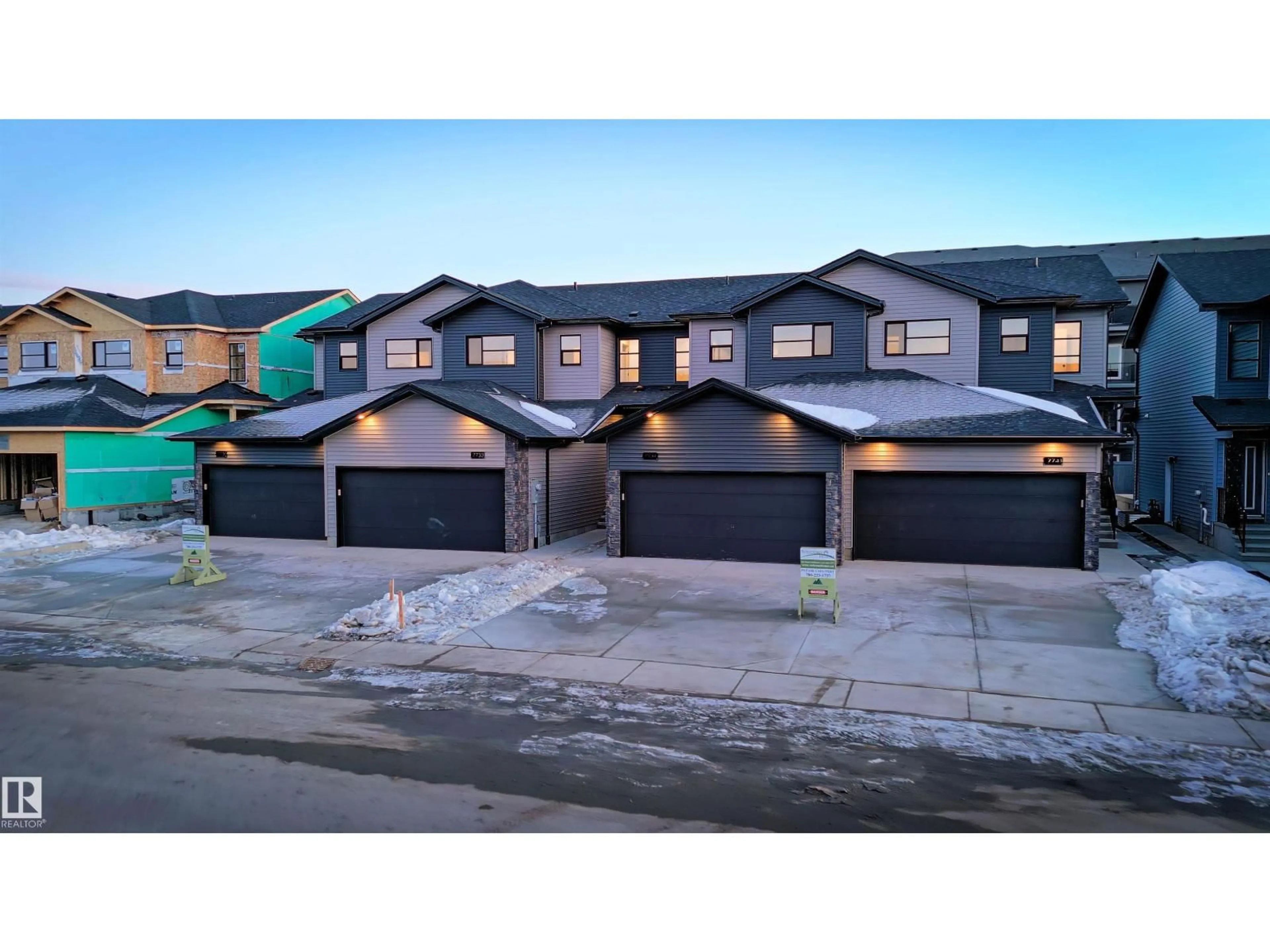 A pic from outside/outdoor area/front of a property/back of a property/a pic from drone, street for 7585 174A AV, Edmonton Alberta T5Z0W5