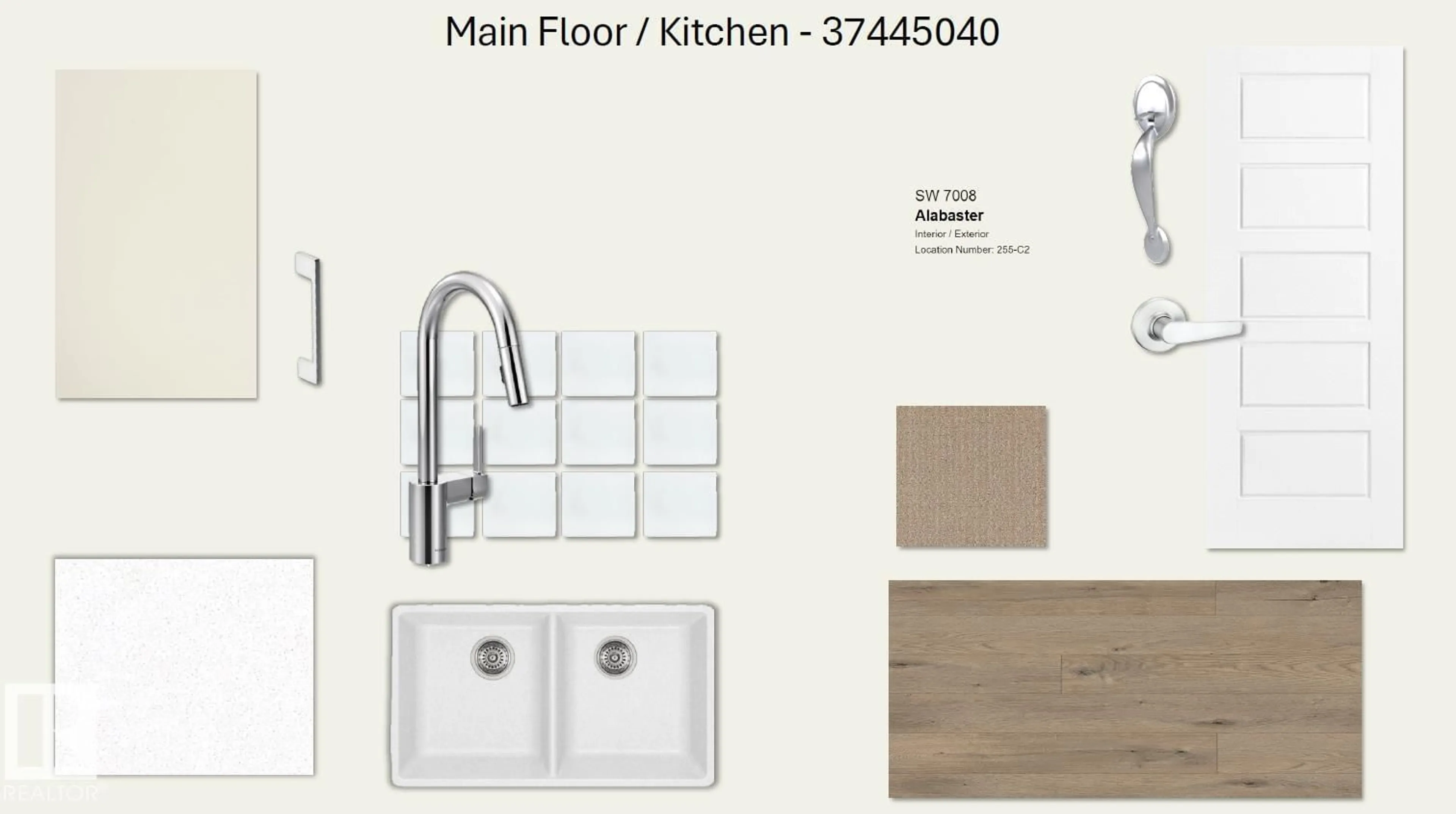 Standard kitchen, ceramic/tile floor for NW - 1607 206 ST, Edmonton Alberta T6M2P5