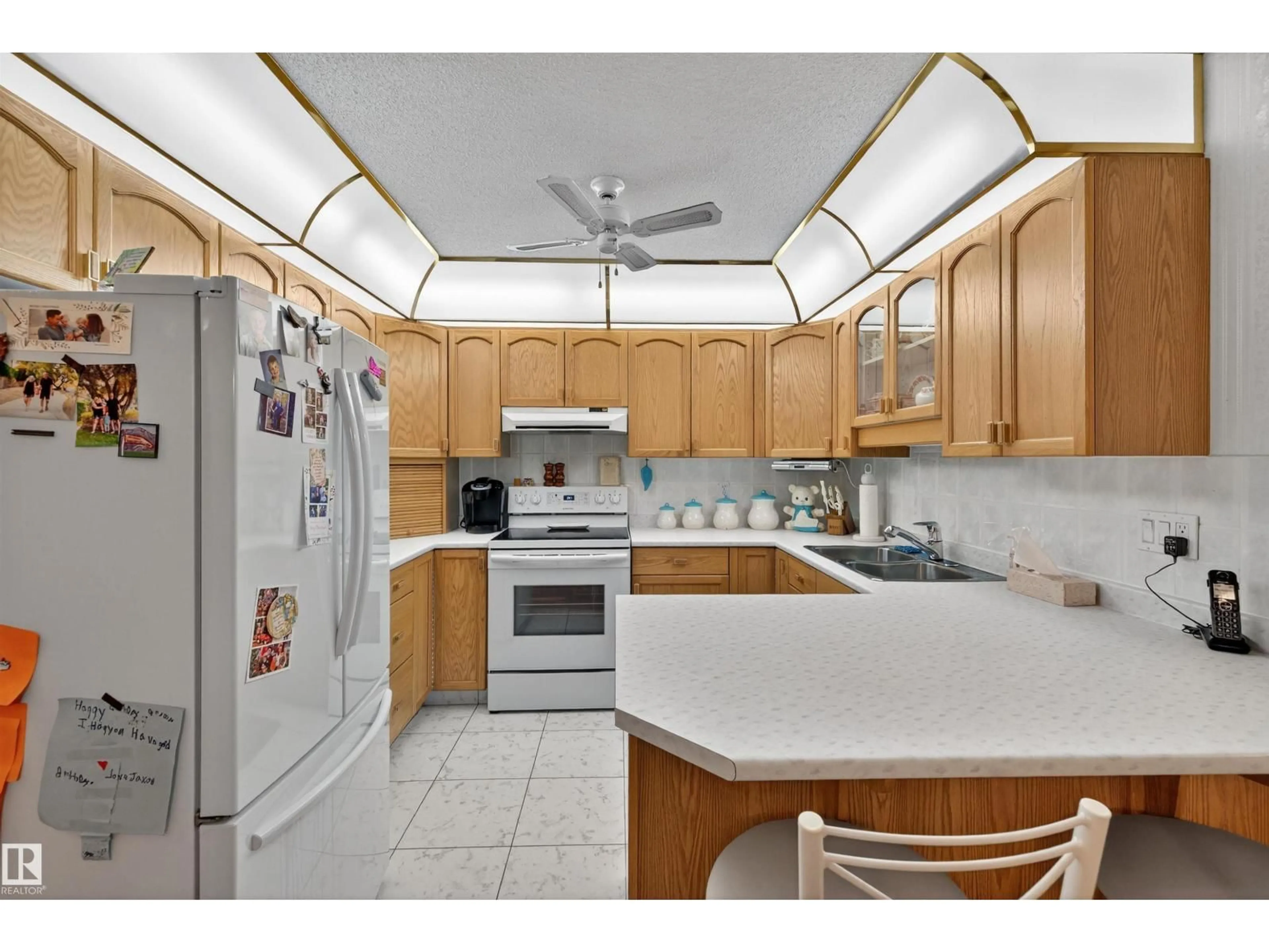 Standard kitchen, ceramic/tile floor for #103 - 10935 21 AV, Edmonton Alberta T6J6R3