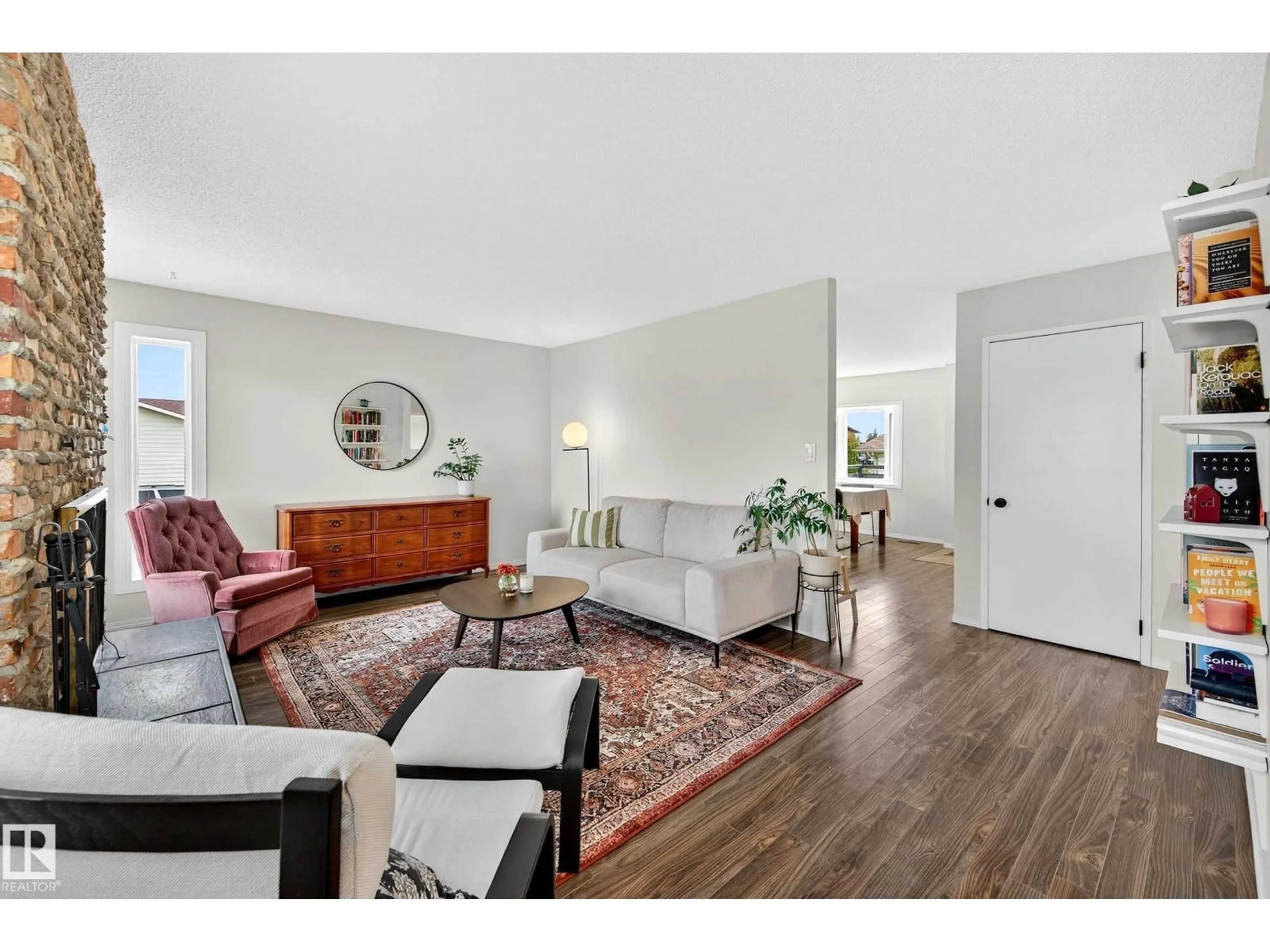 Living room with furniture, unknown for NW - 16508 114 ST, Edmonton Alberta T5X3V5