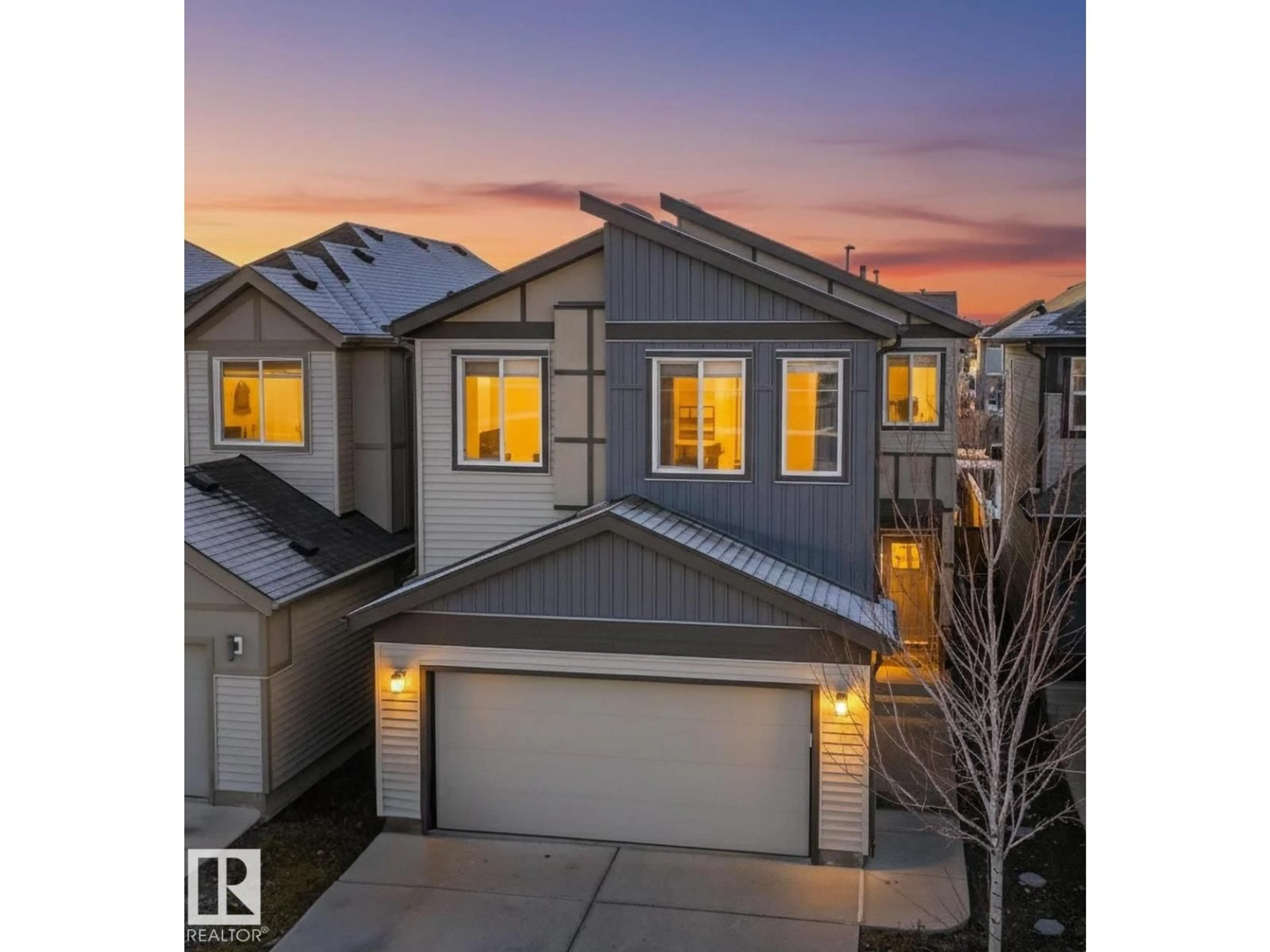 A pic from outside/outdoor area/front of a property/back of a property/a pic from drone, street for 1803 DUMONT CR, Edmonton Alberta T6W3V8