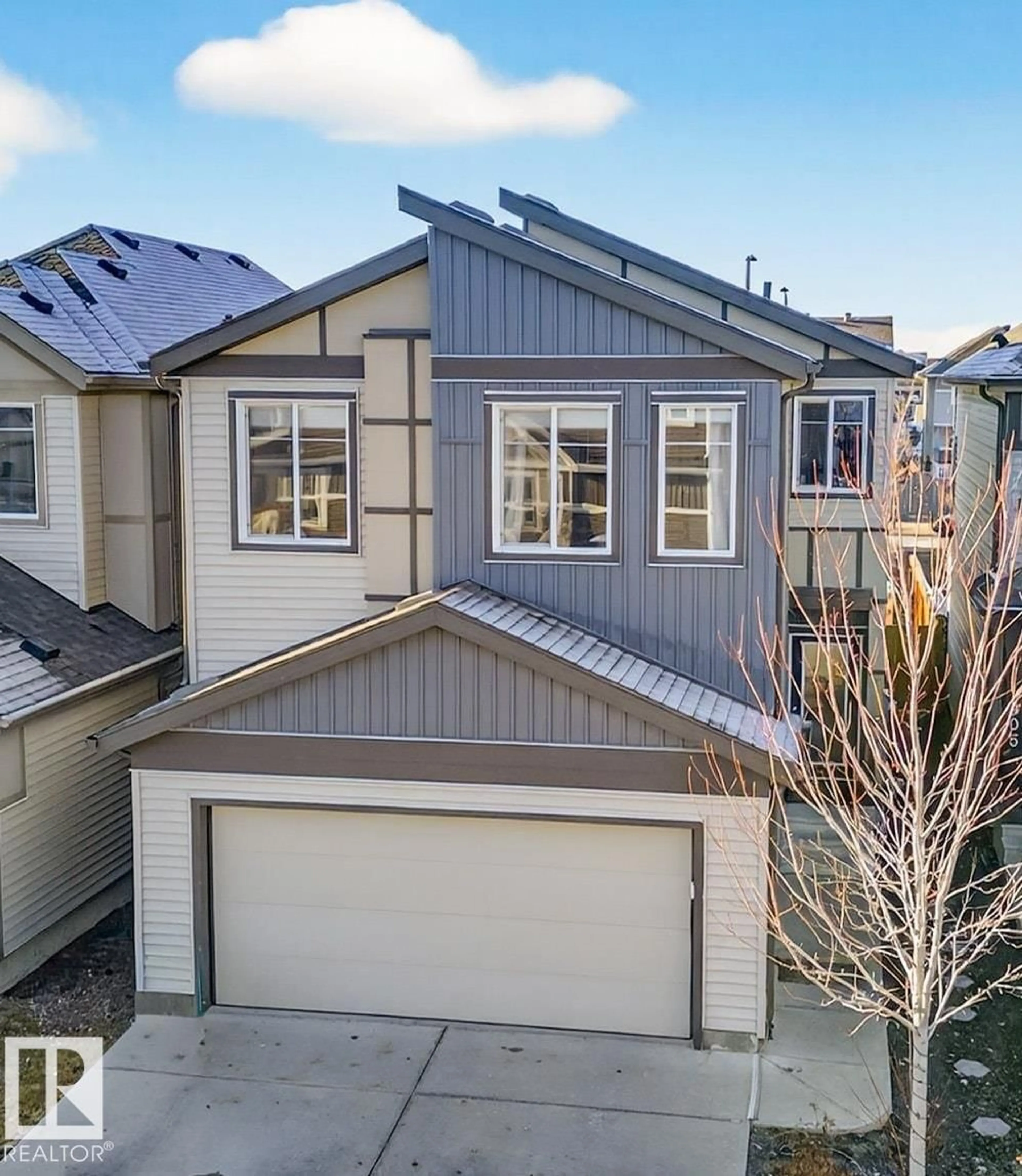 A pic from outside/outdoor area/front of a property/back of a property/a pic from drone, street for 1803 DUMONT CR, Edmonton Alberta T6W3V8