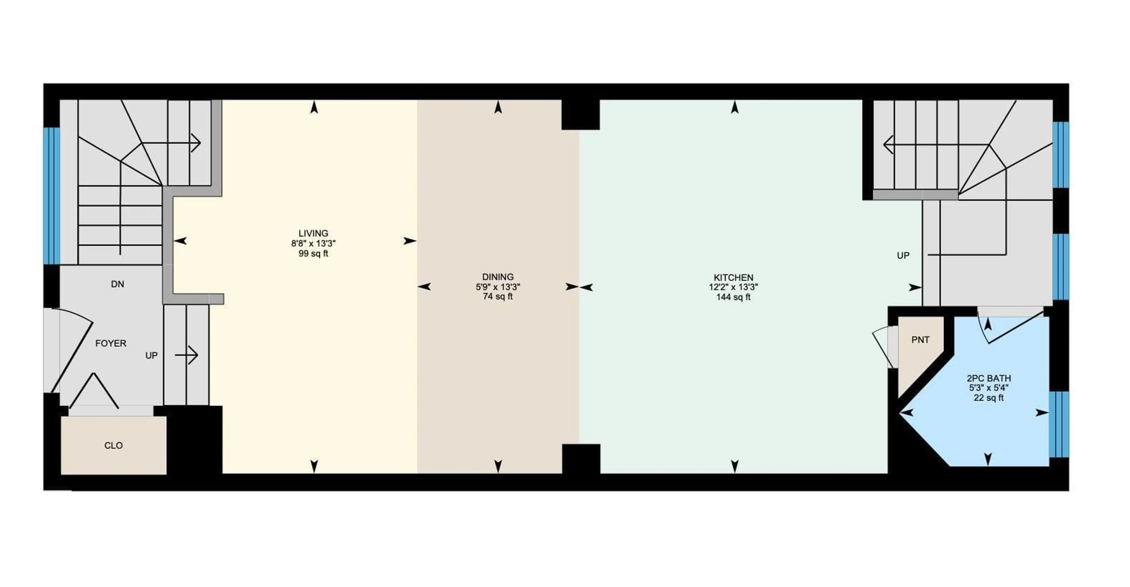 Floor plan for 127 2051 TOWNE CENTRE BV, Edmonton Alberta T6R0G8