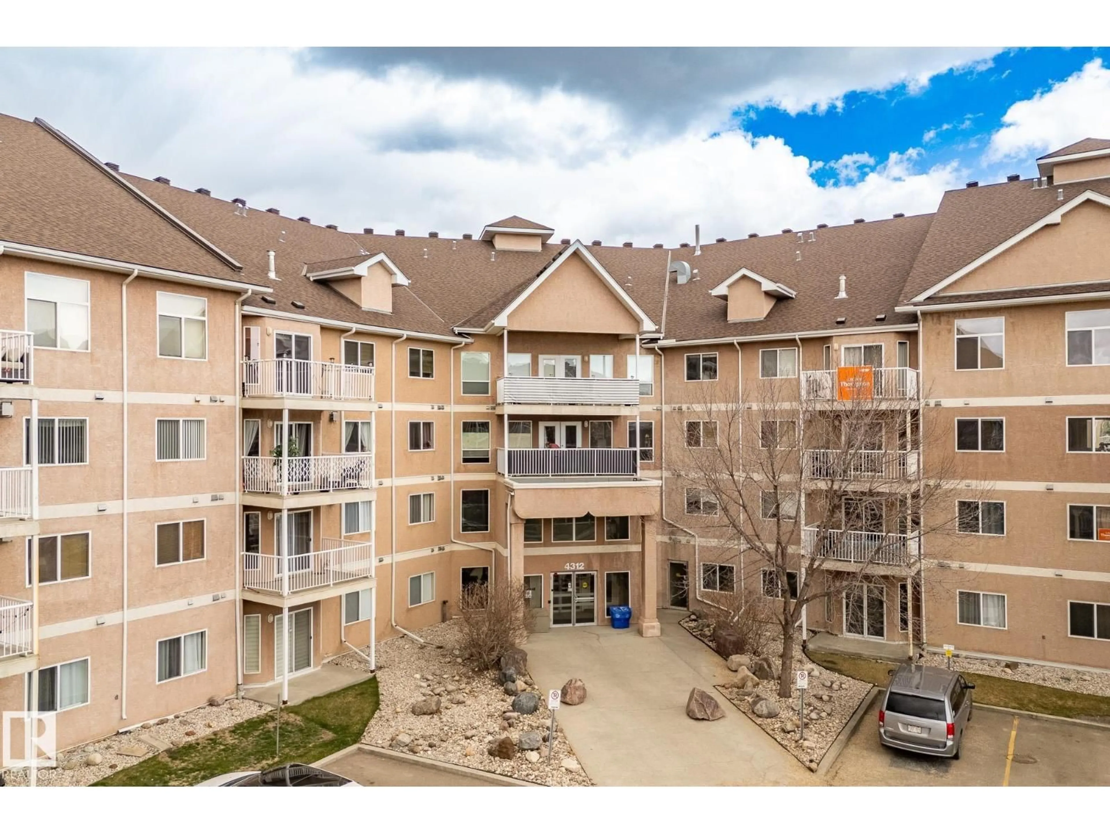 A pic from outside/outdoor area/front of a property/back of a property/a pic from drone, unknown for #223 - 4312 139 AV, Edmonton Alberta T5Y3J4