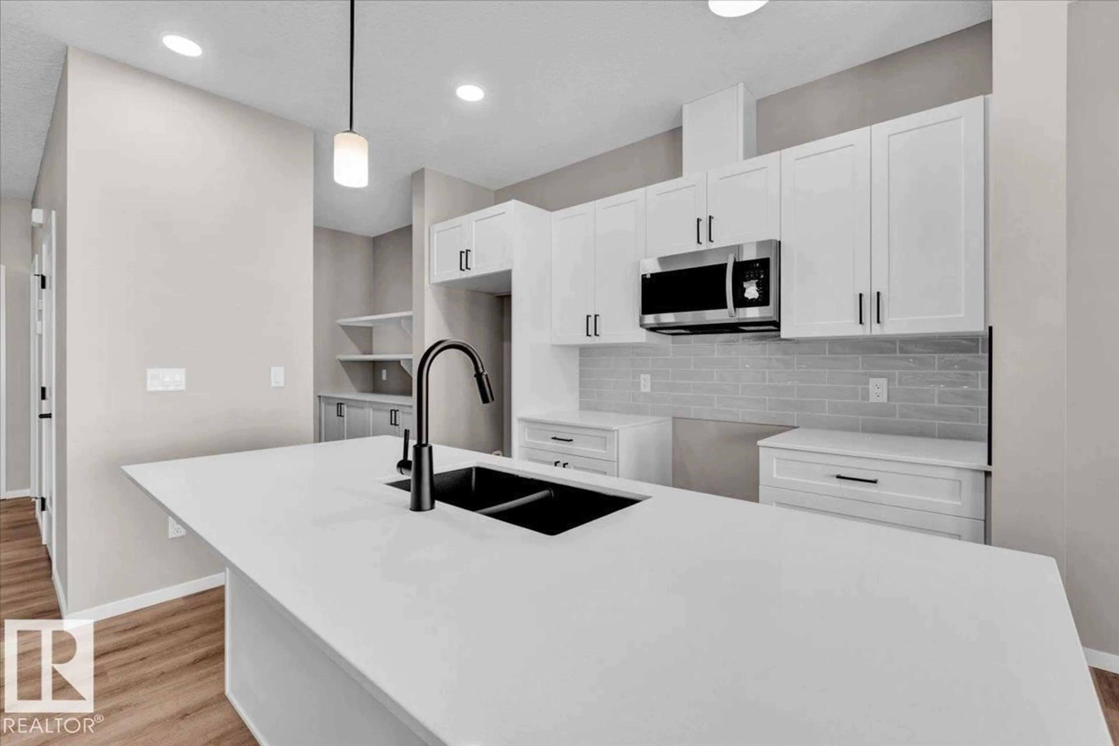 Open concept kitchen, ceramic/tile floor for 135 HILTON CV, Spruce Grove Alberta T7X1Y4