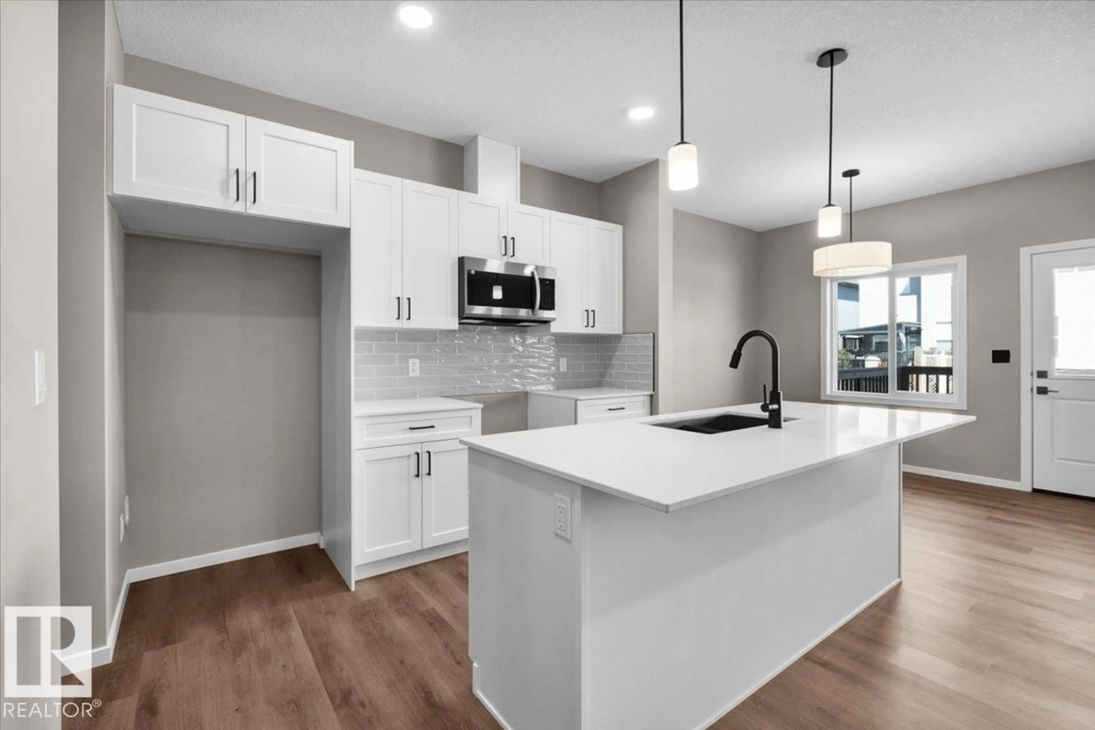Open concept kitchen, ceramic/tile floor for 135 HILTON CV, Spruce Grove Alberta T7X1Y4