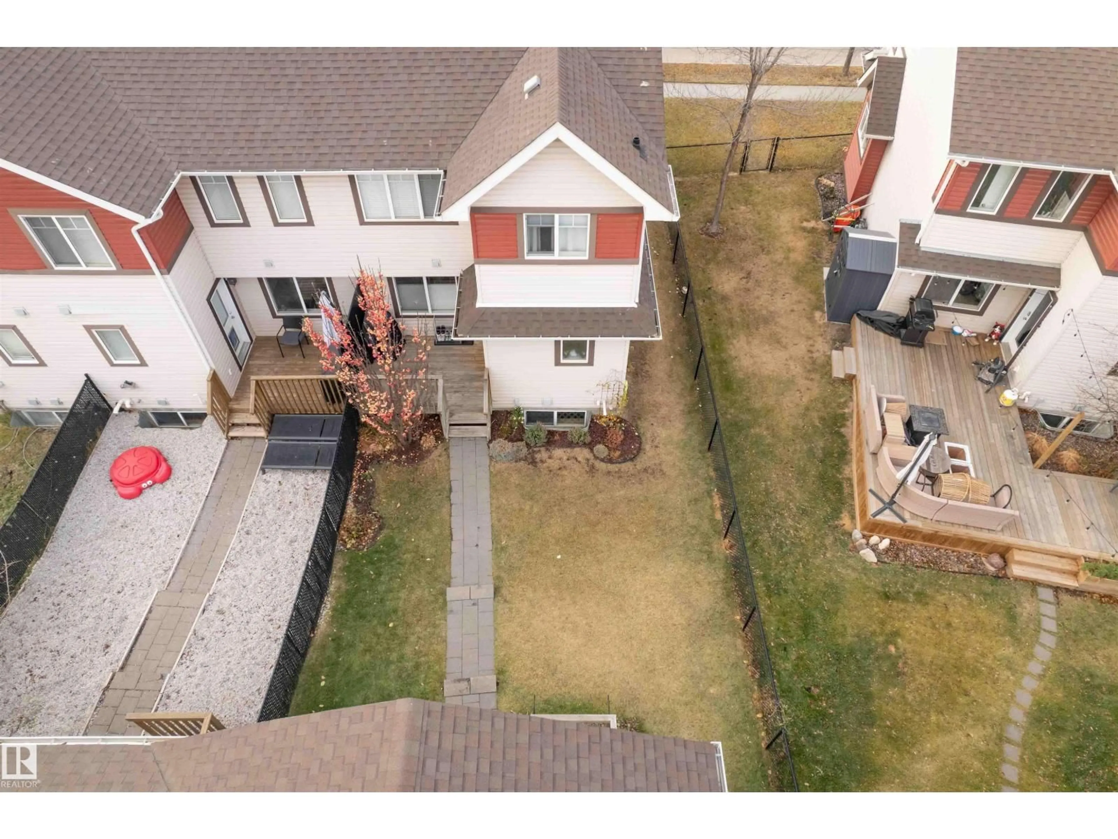 A pic from outside/outdoor area/front of a property/back of a property/a pic from drone, street for 2063 TRUMPETER WY, Edmonton Alberta T5S0E7