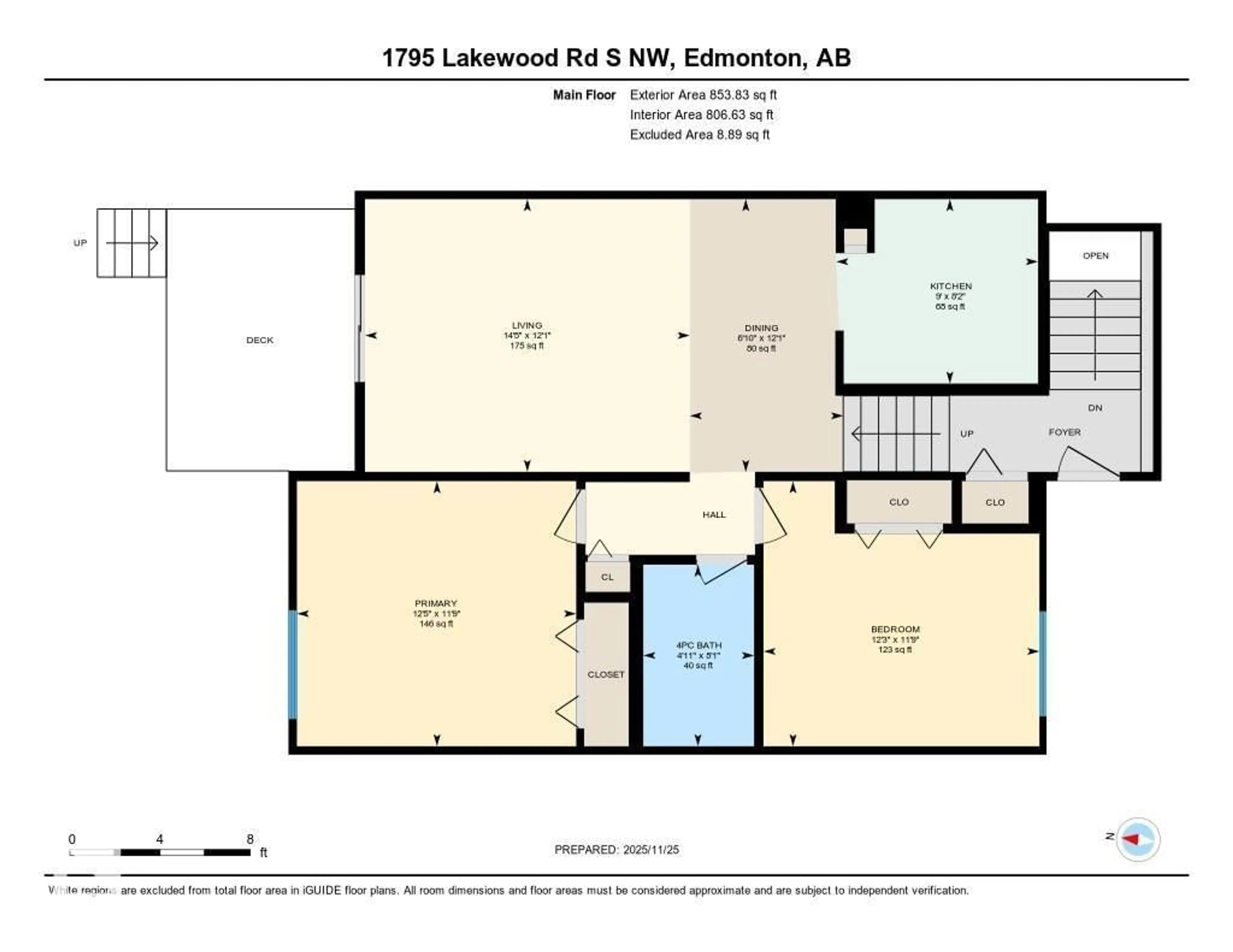Floor plan for 1795 LAKEWOOD RD, Edmonton Alberta T6K3B8