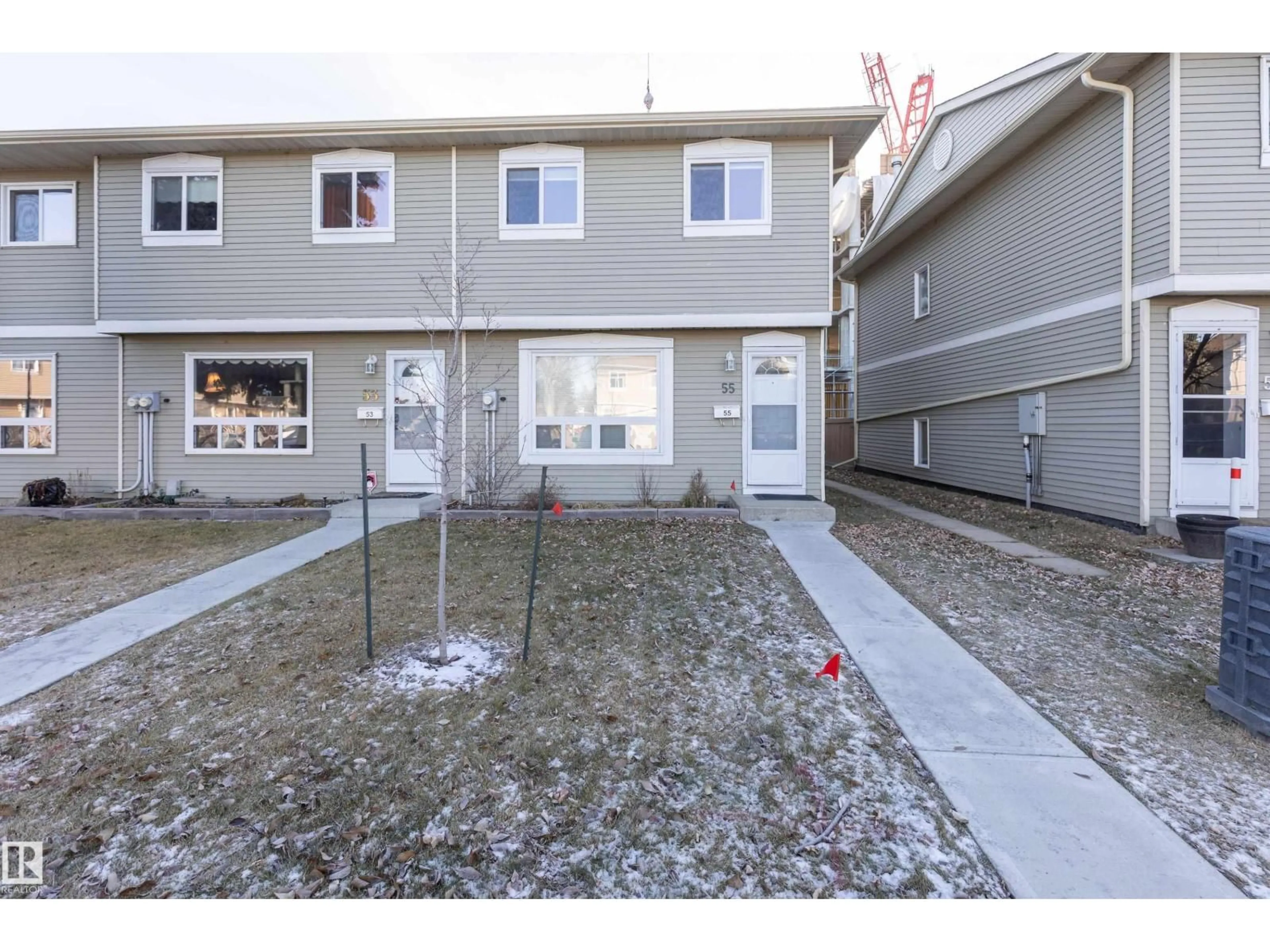 Patio, street for 55 2131 OAK ST, Sherwood Park Alberta T8A4W9