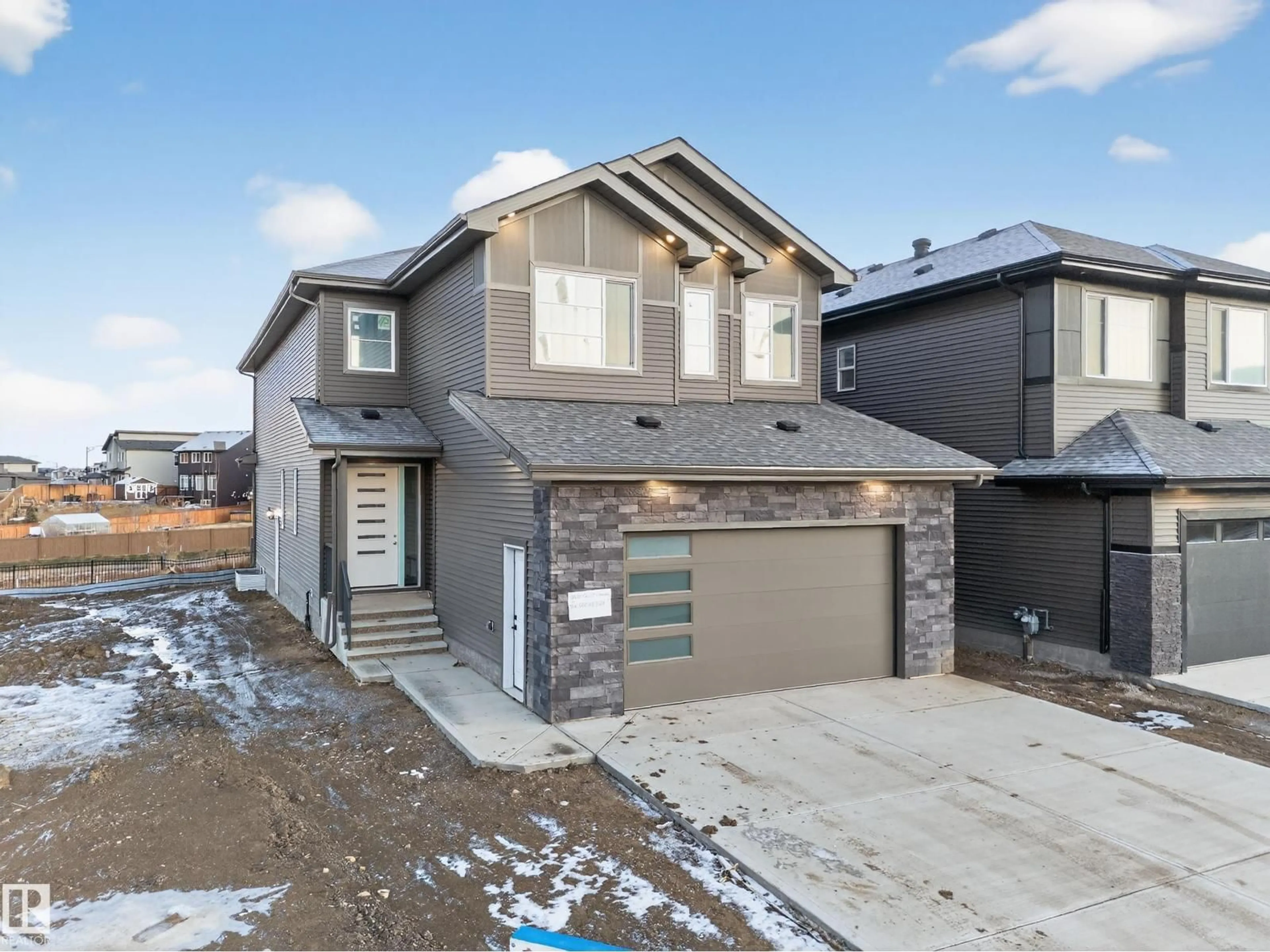 Home with brick exterior material, street for 2010 COLLIP CR, Edmonton Alberta T6W5T4