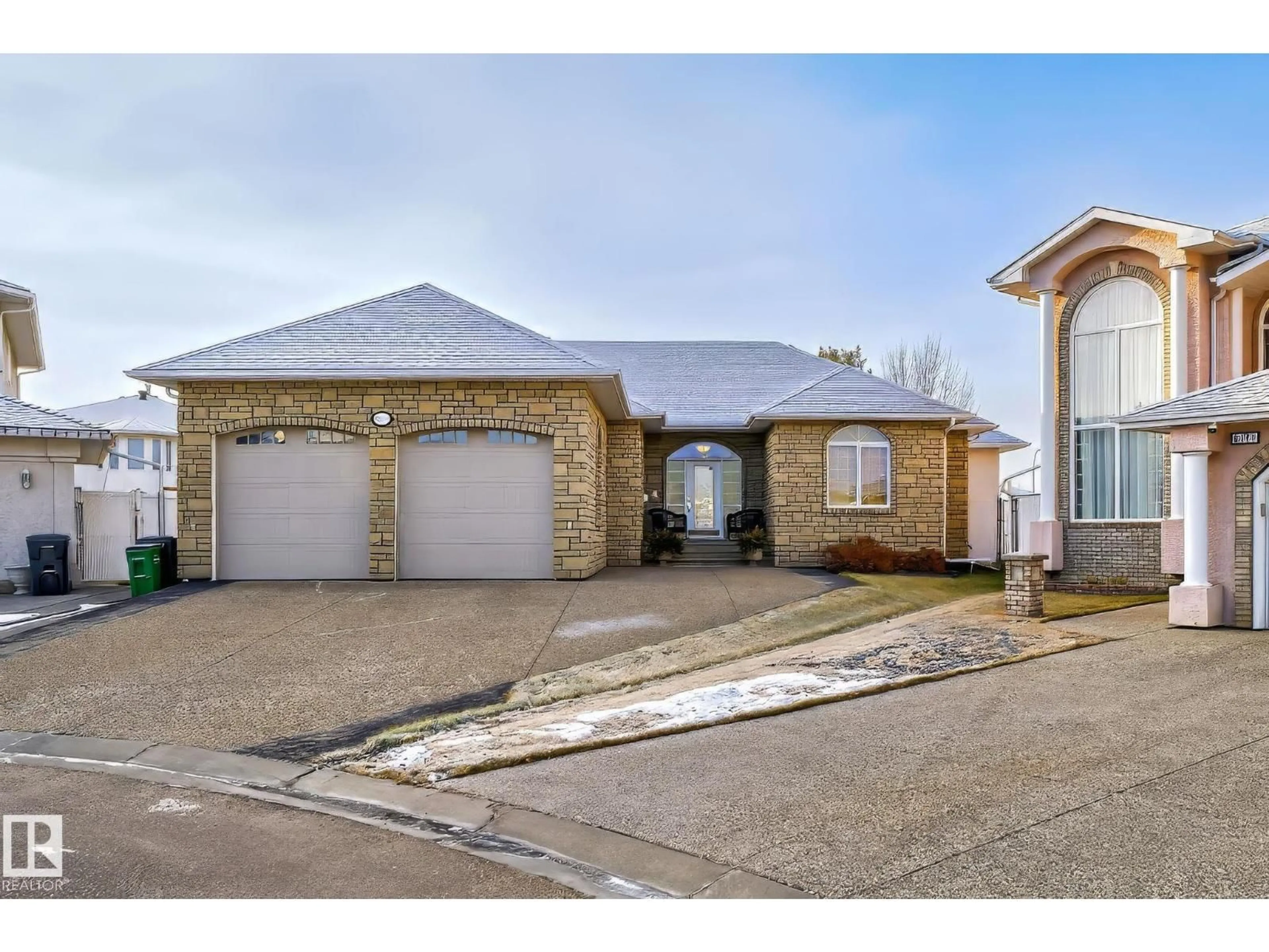 Home with brick exterior material, street for 8835 159A AV, Edmonton Alberta T5Z3E7