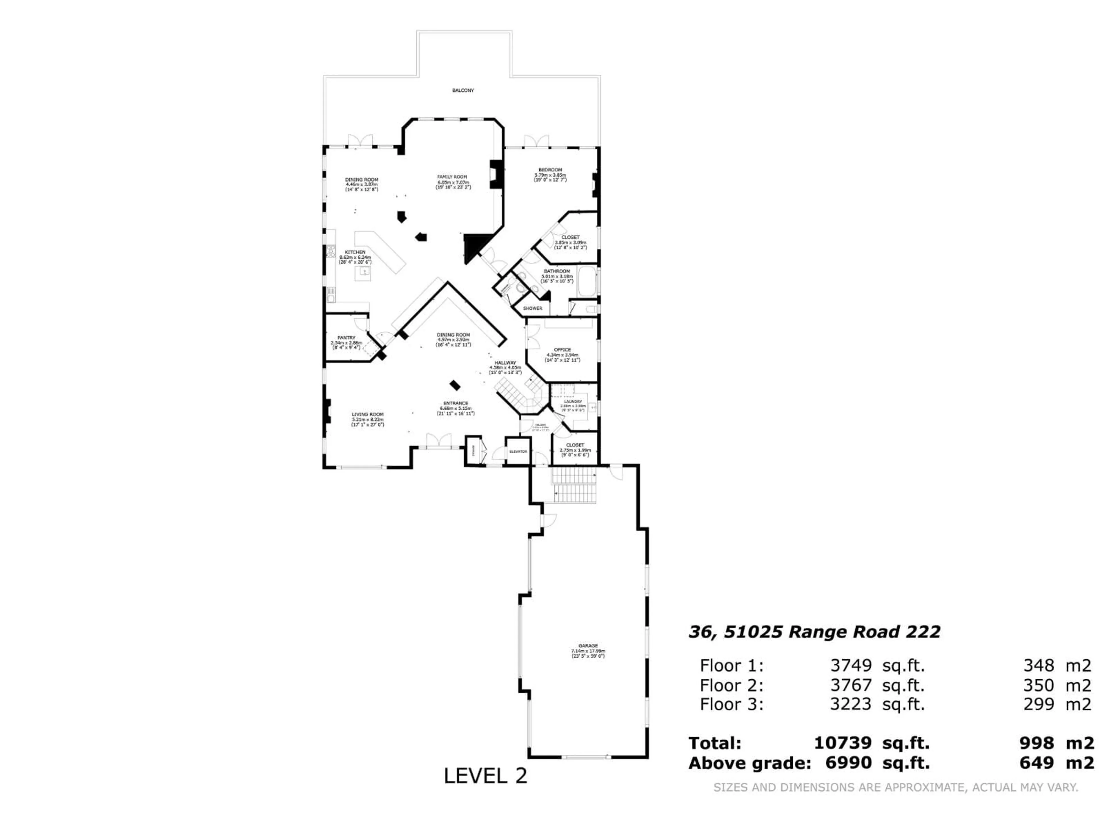 Floor plan for 51025 - 36 RGE ROAD 222, Rural Strathcona County Alberta T8C1J5