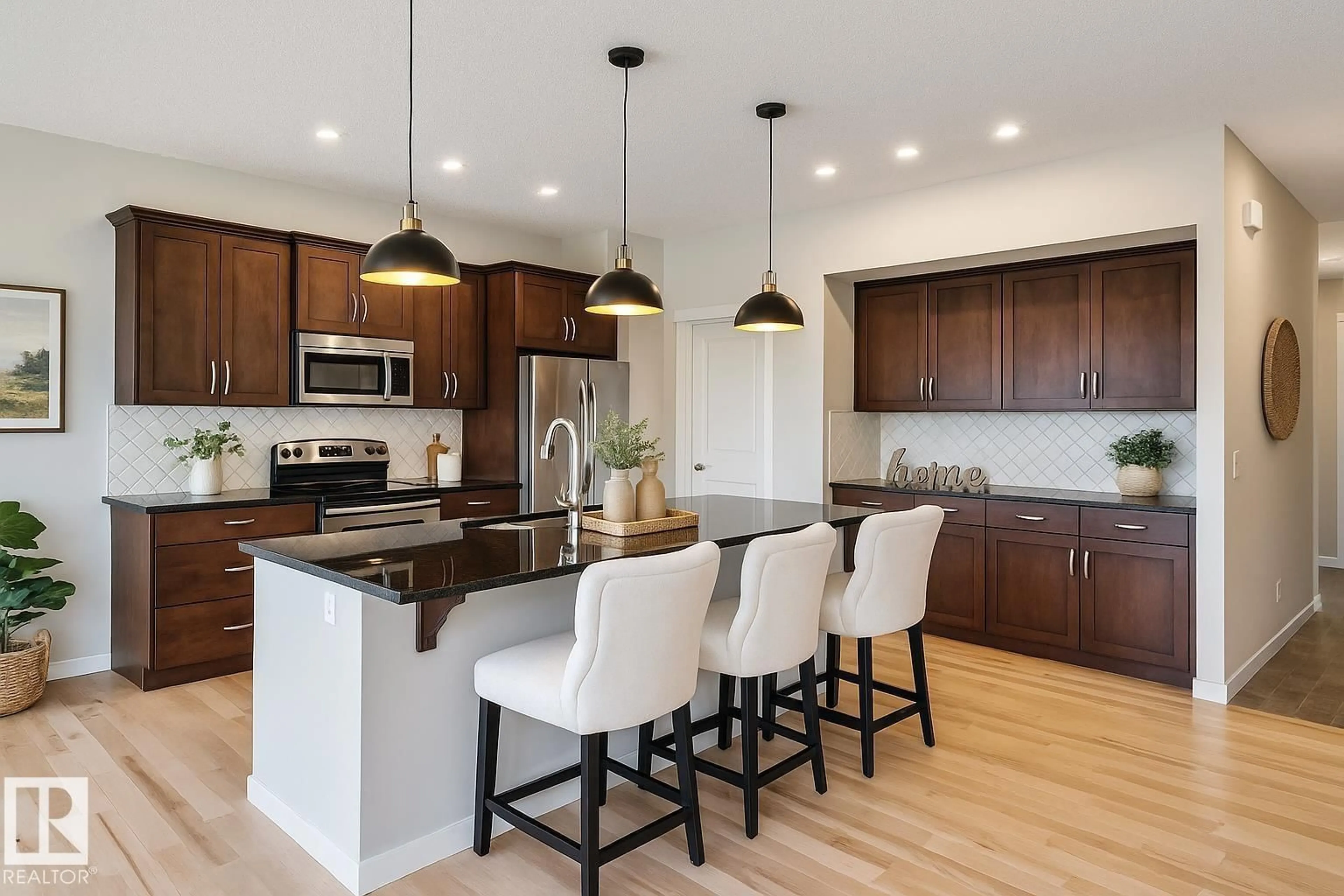 Open concept kitchen, unknown for 237 SHEPPARD CI, Leduc Alberta T9E0T6