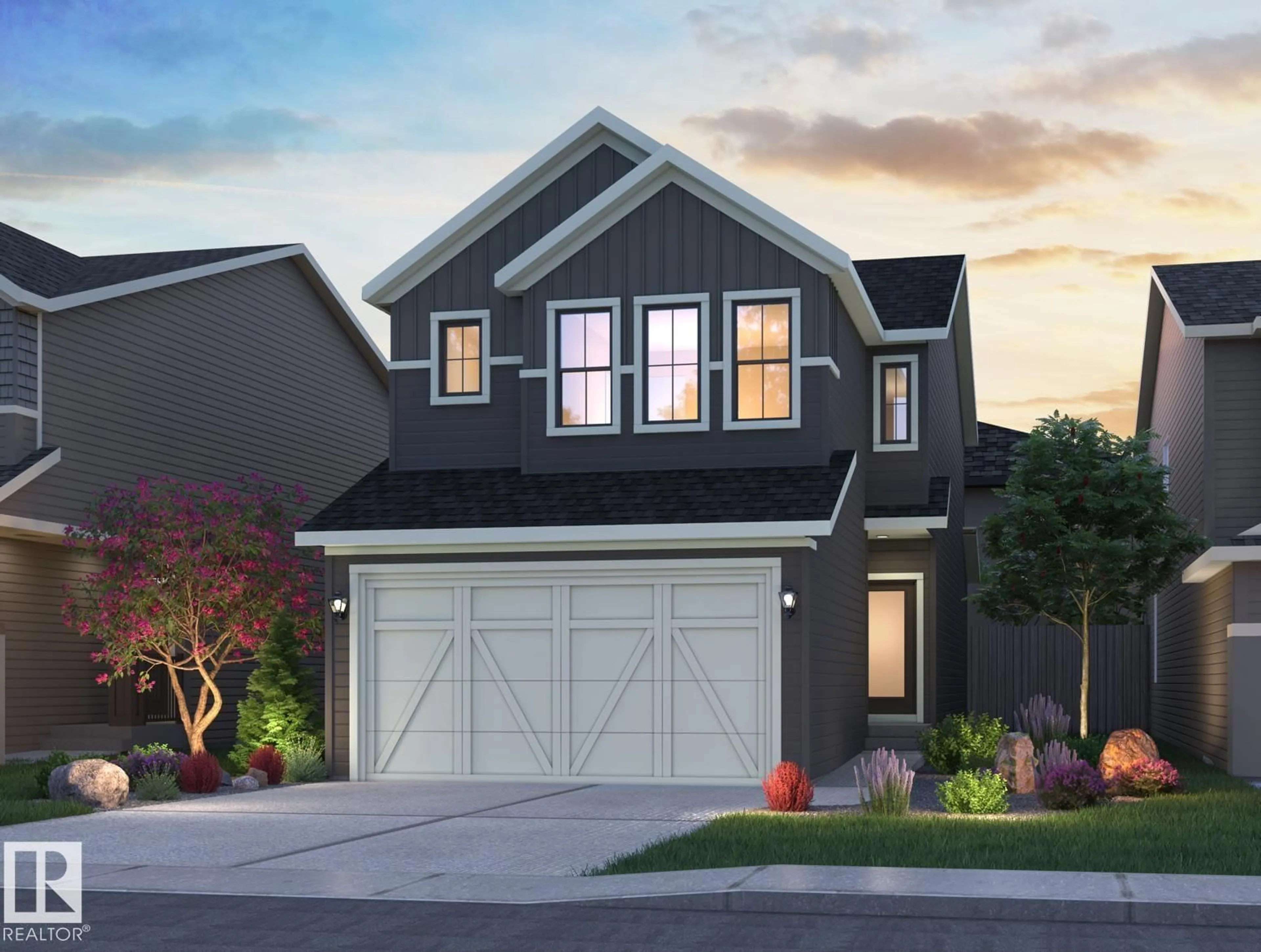 Home with vinyl exterior material, street for 8960 ELVES LO, Edmonton Alberta T6M3G3