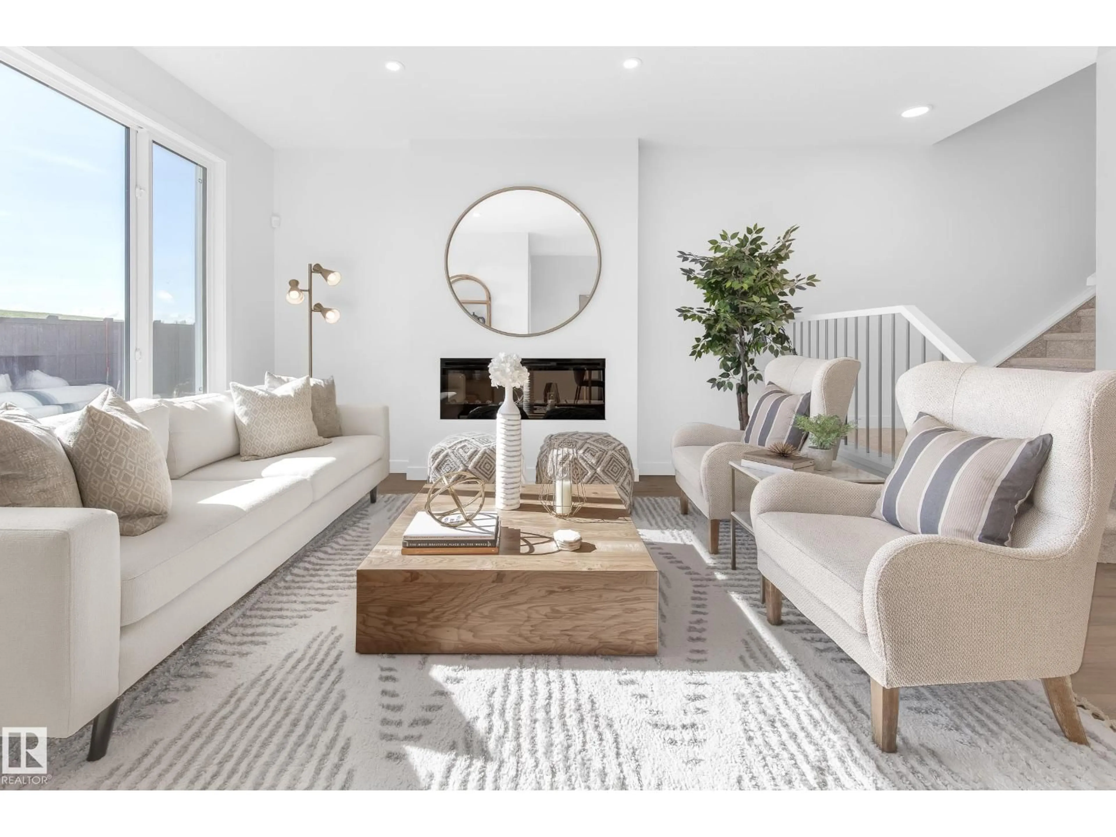 Living room with furniture, unknown for 8960 ELVES LO, Edmonton Alberta T6M3G3