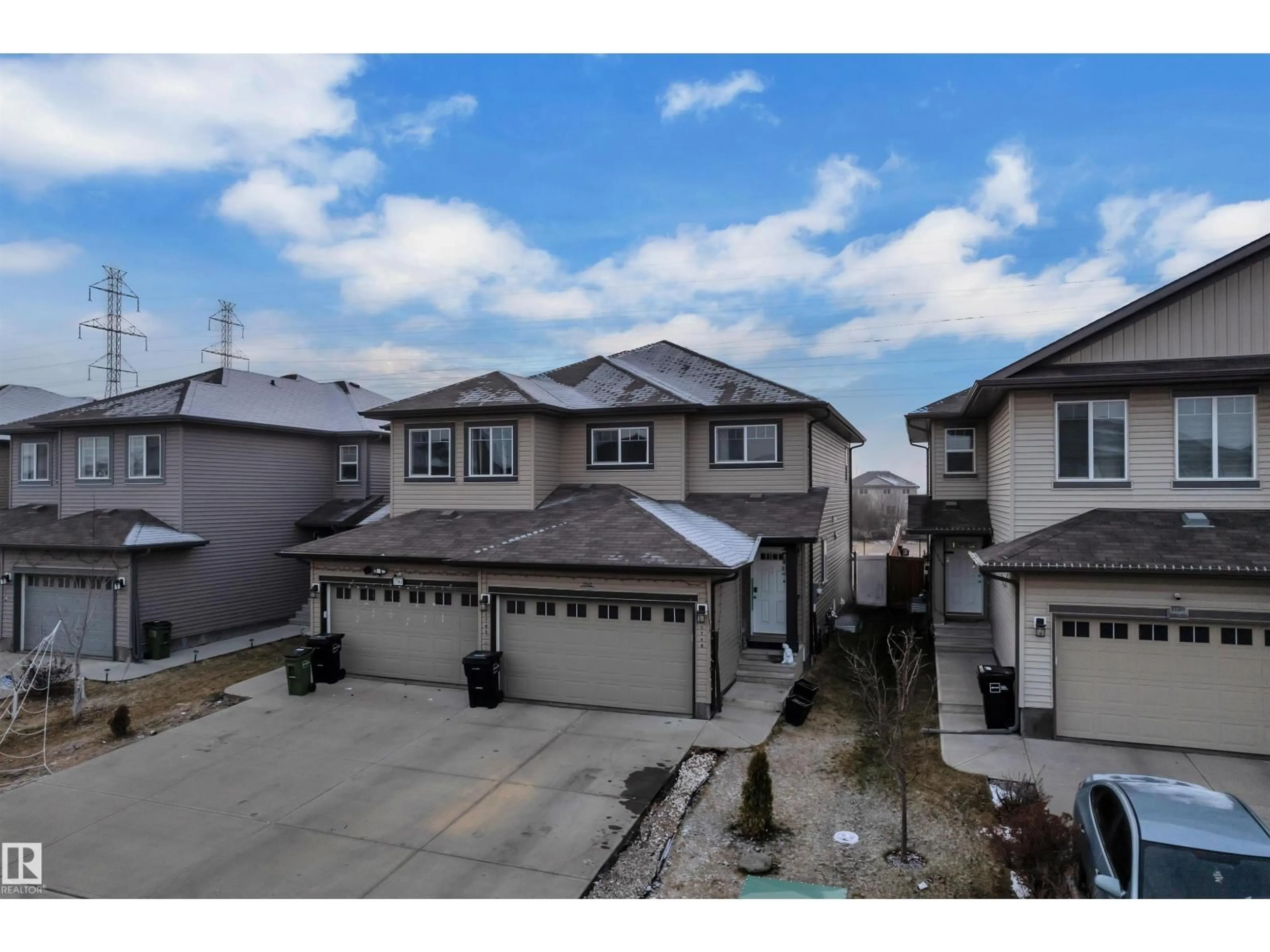 A pic from outside/outdoor area/front of a property/back of a property/a pic from drone, street for 1748 27 ST, Edmonton Alberta T6T2G5