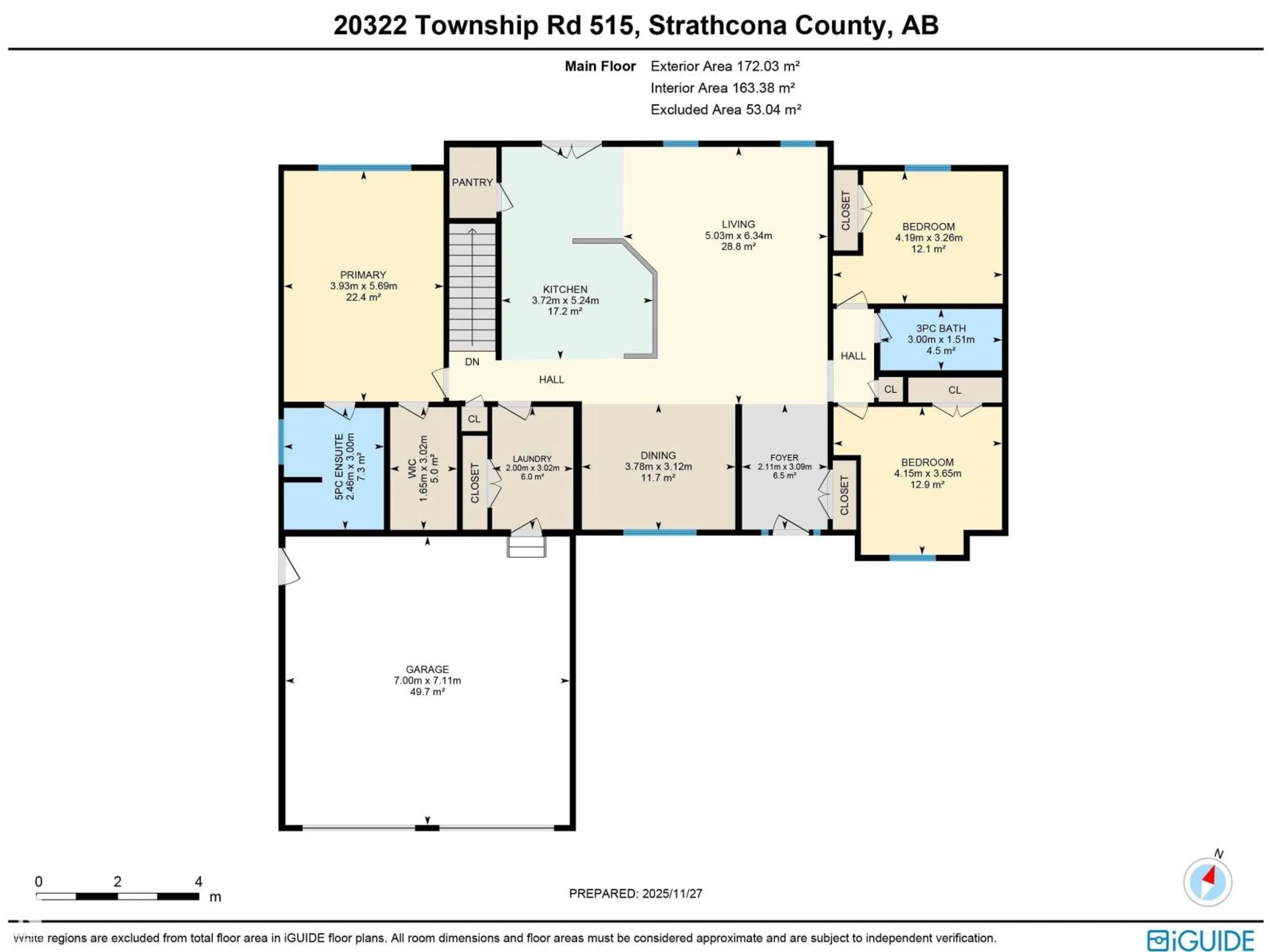 Floor plan for 20322 TWP ROAD 515, Rural Strathcona County Alberta T8G1G2