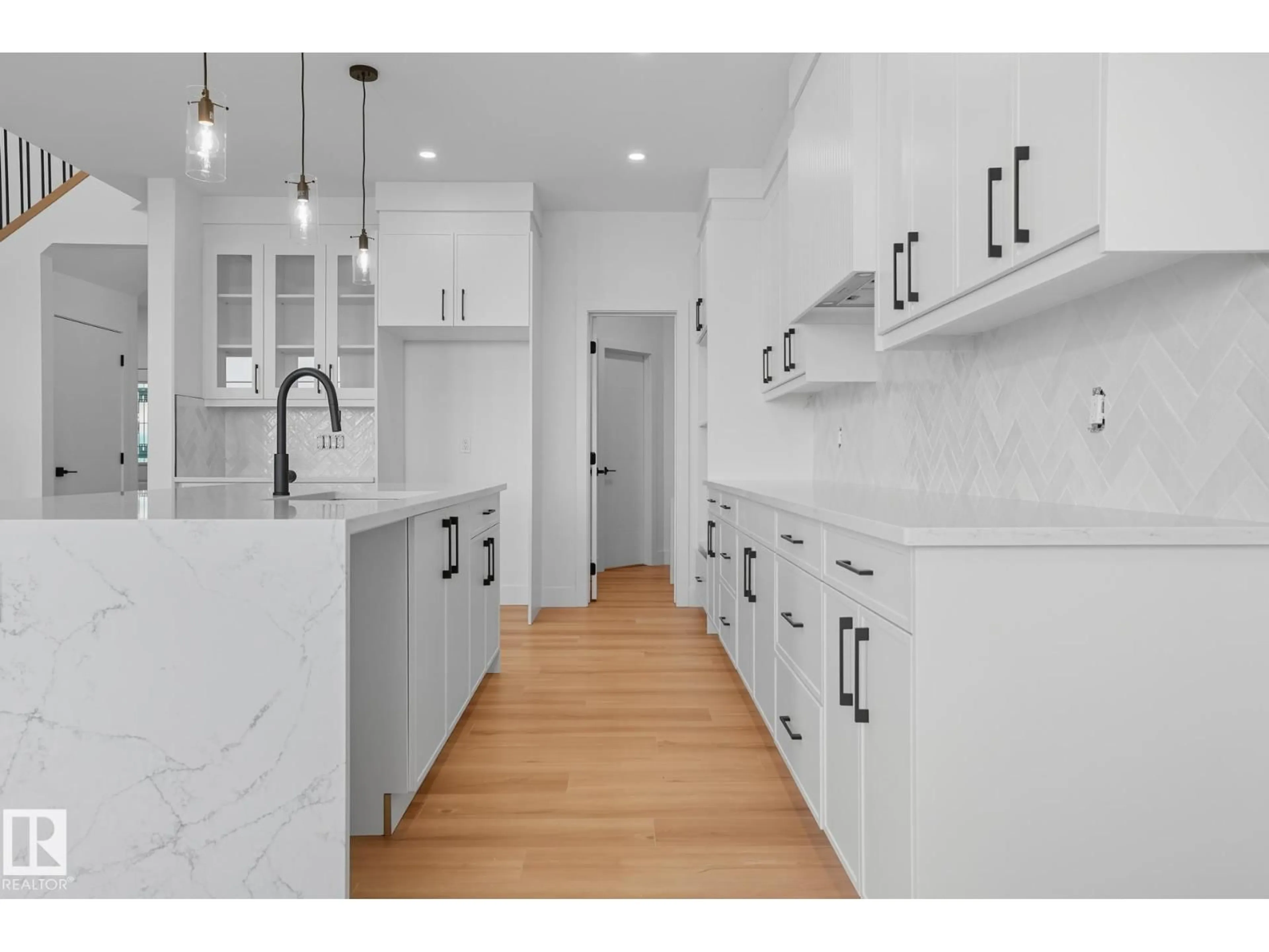 Open concept kitchen, unknown for 8608 181 AV, Edmonton Alberta T5Z0X1