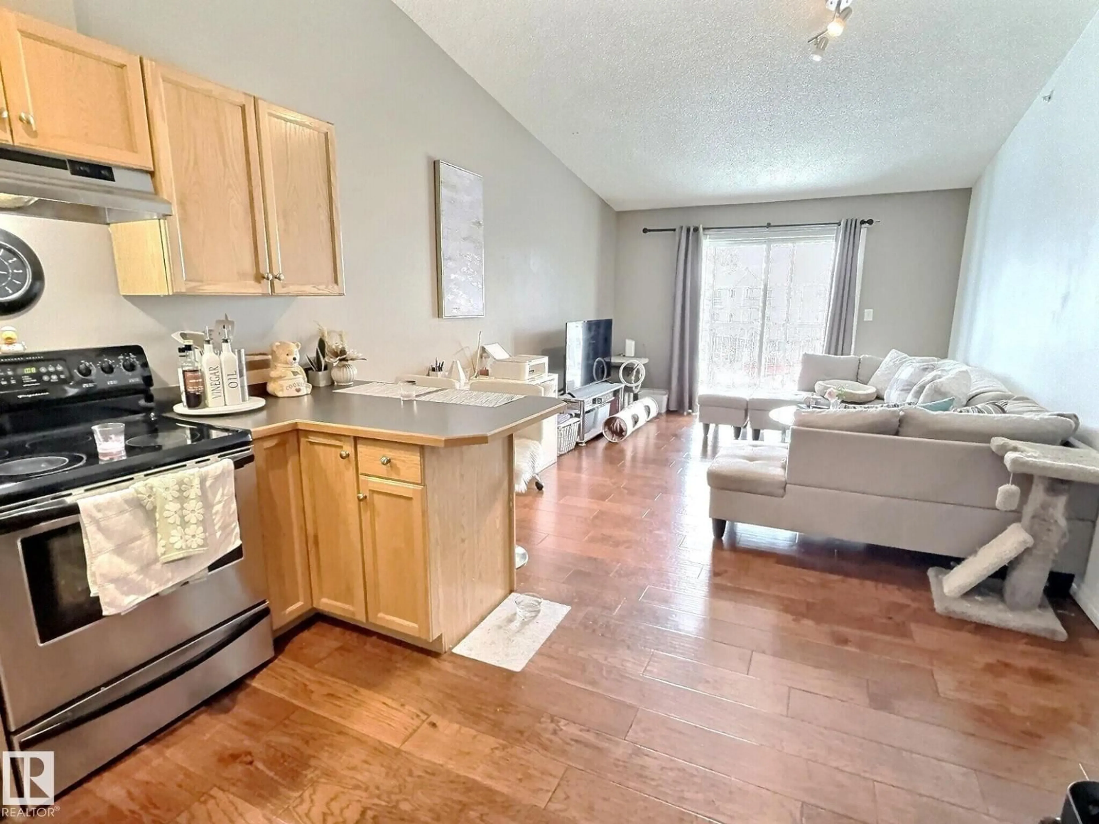 Open concept kitchen, unknown for #318 - 9525 162 AV, Edmonton Alberta T5Z3V2