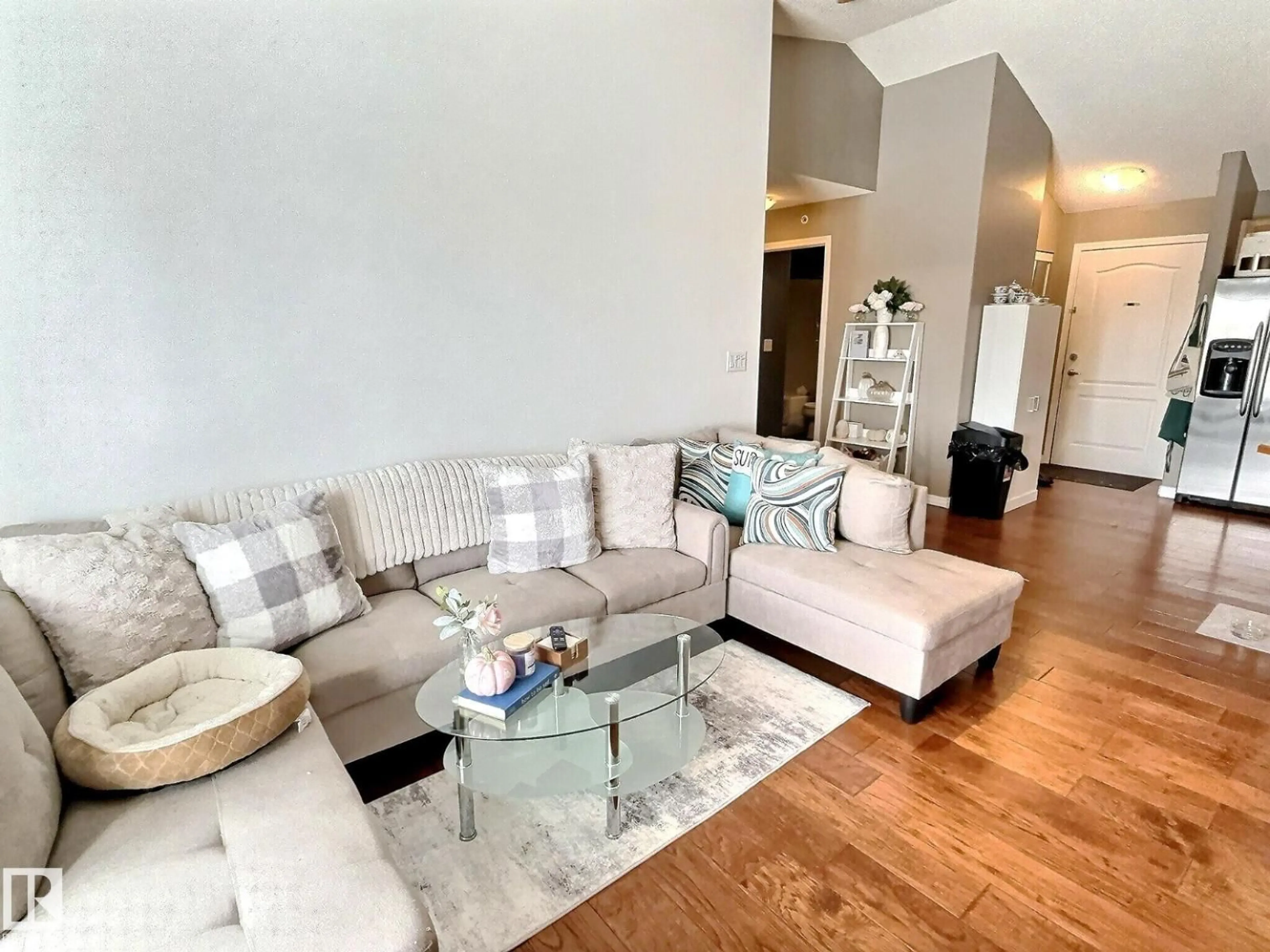 Living room with furniture, unknown for #318 - 9525 162 AV, Edmonton Alberta T5Z3V2