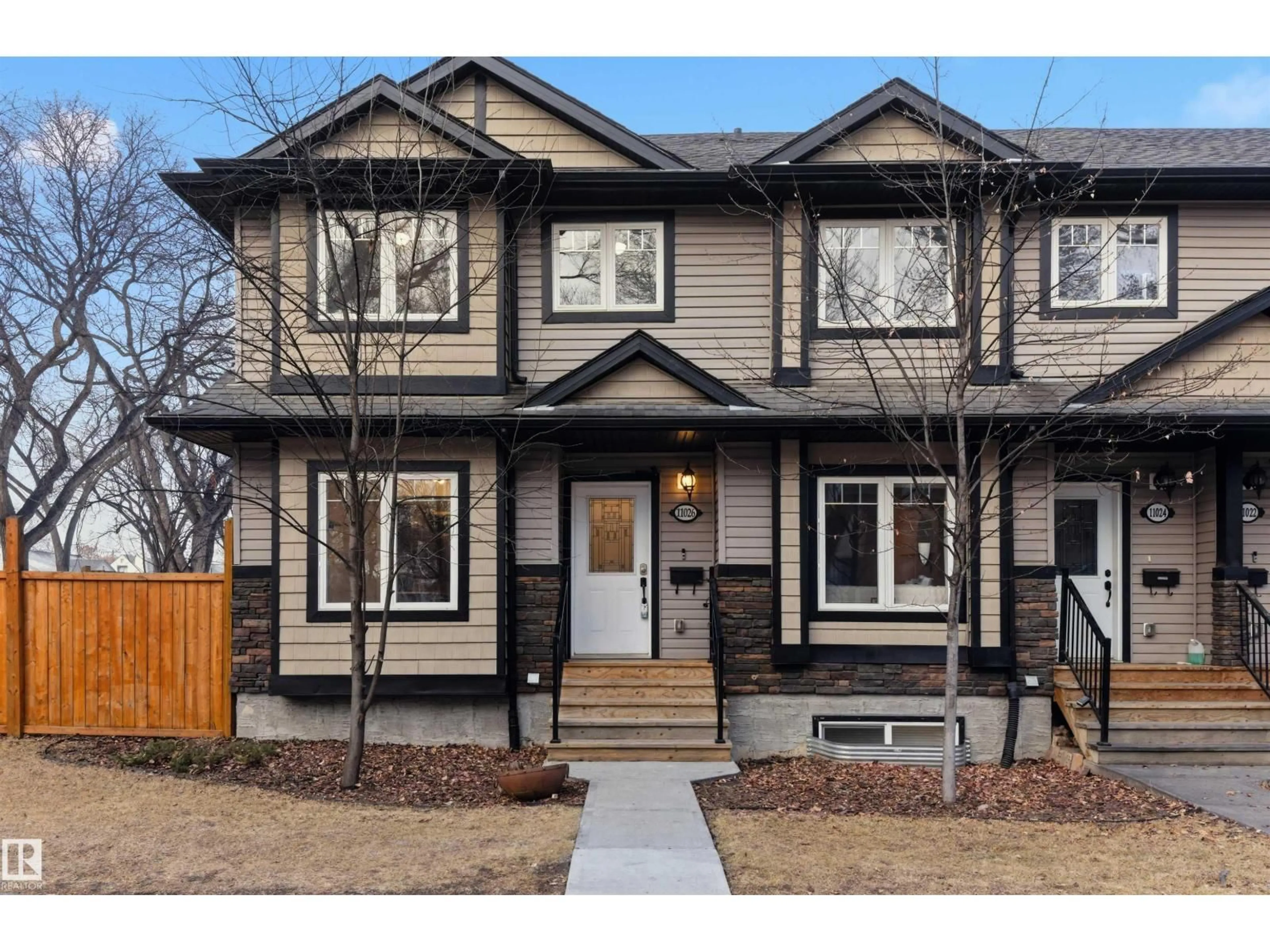 Home with brick exterior material, street for 11026 108 AV, Edmonton Alberta T5H3G4