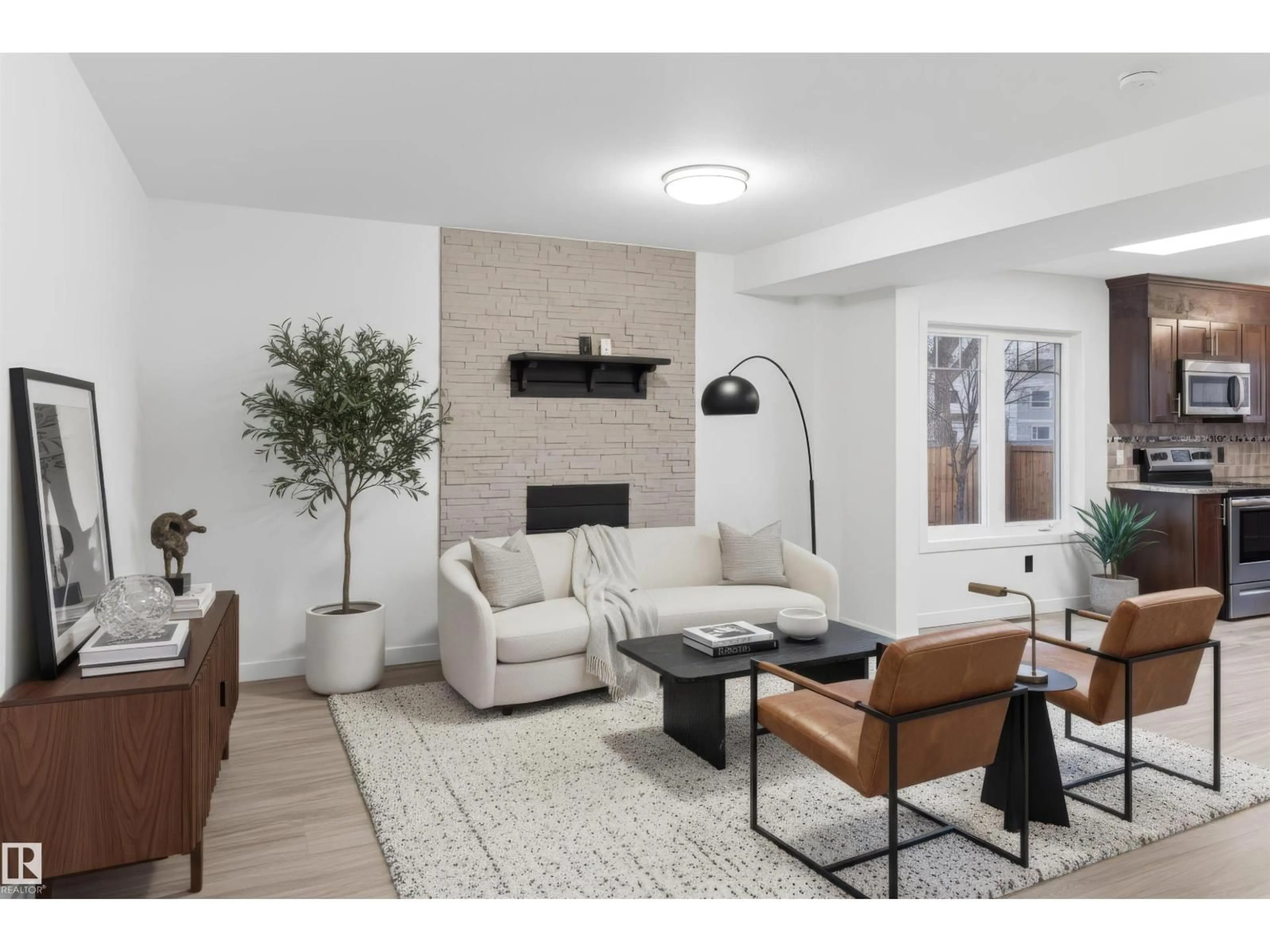 Living room with furniture, unknown for 11026 108 AV, Edmonton Alberta T5H3G4