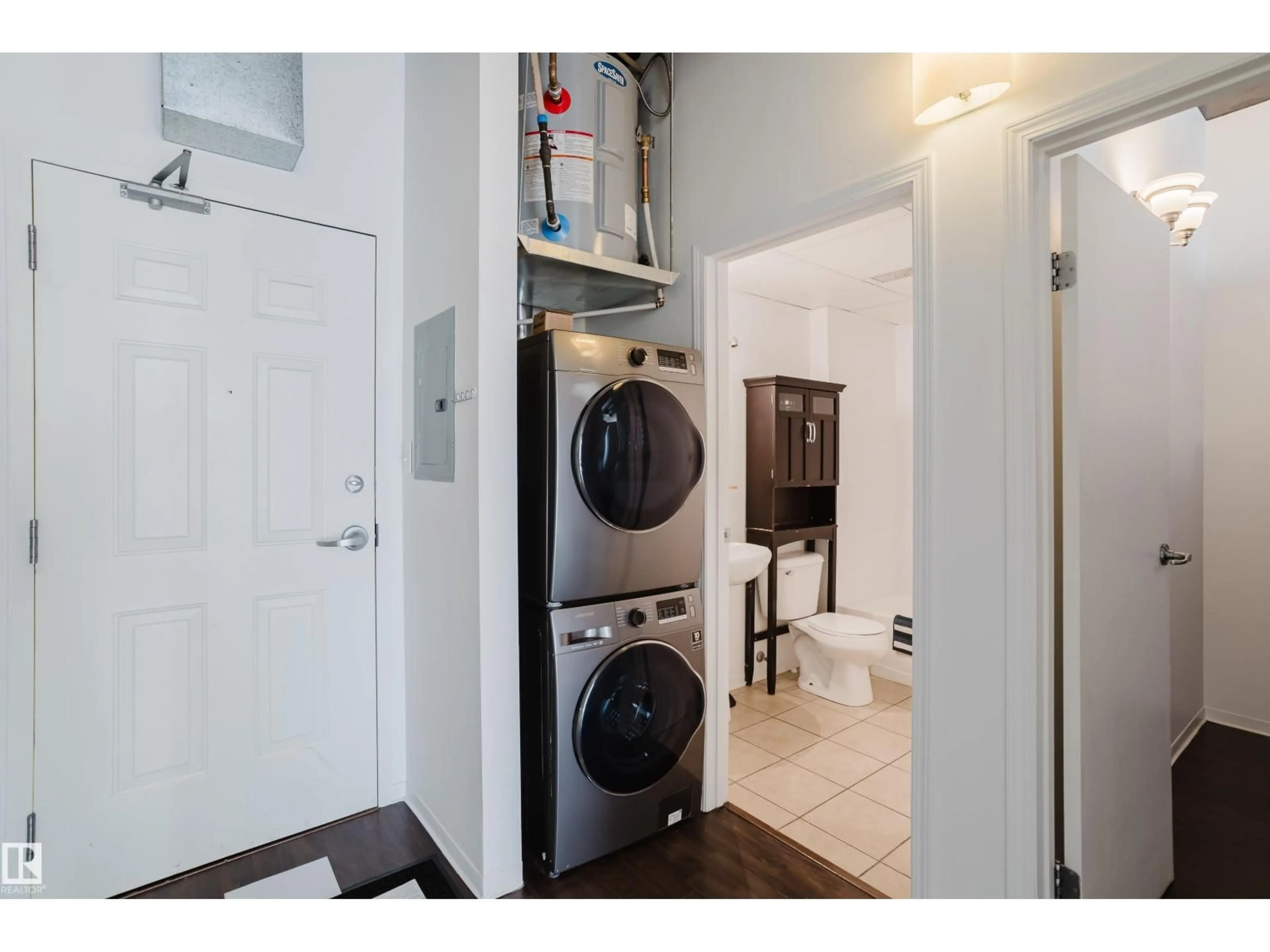 Laundry room for 10024 - 1611 JASPER AV, Edmonton Alberta T5J1R9
