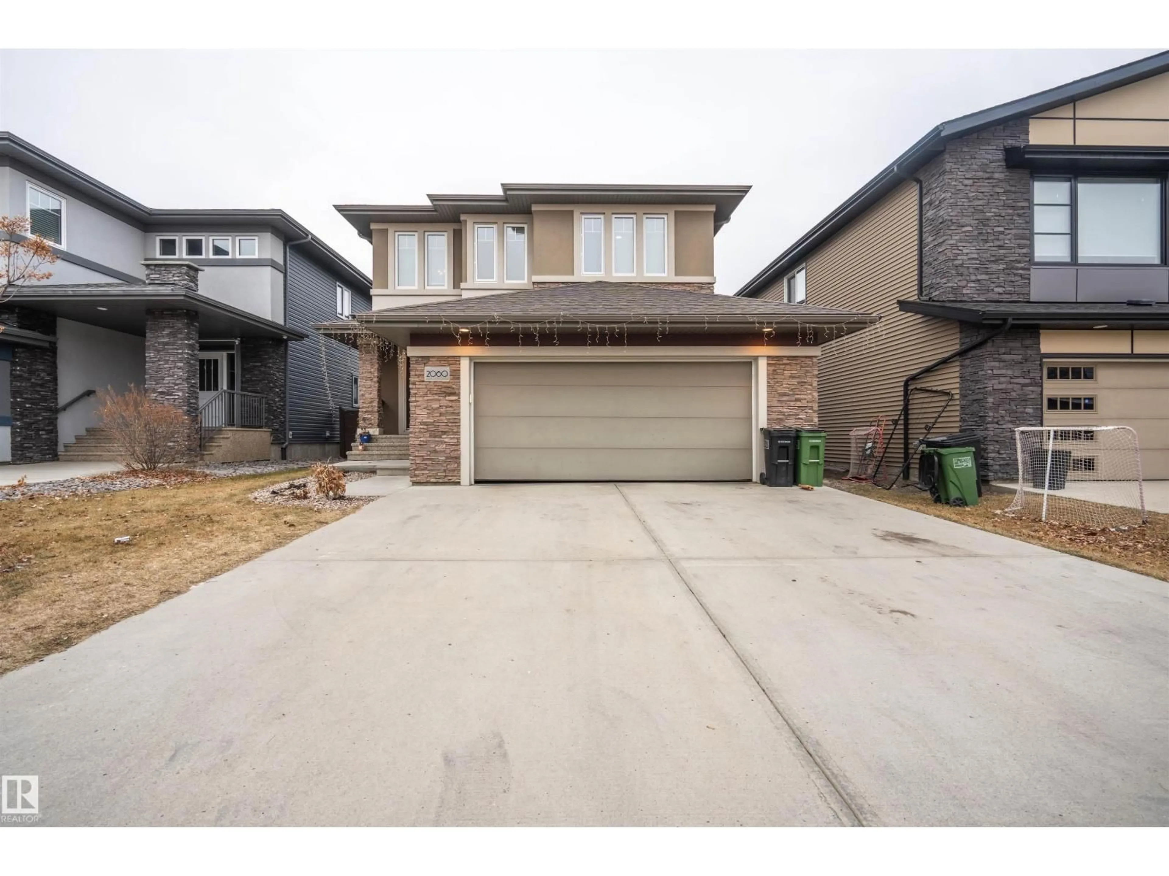Home with brick exterior material, street for 2060 WARE RD, Edmonton Alberta T6W2W3