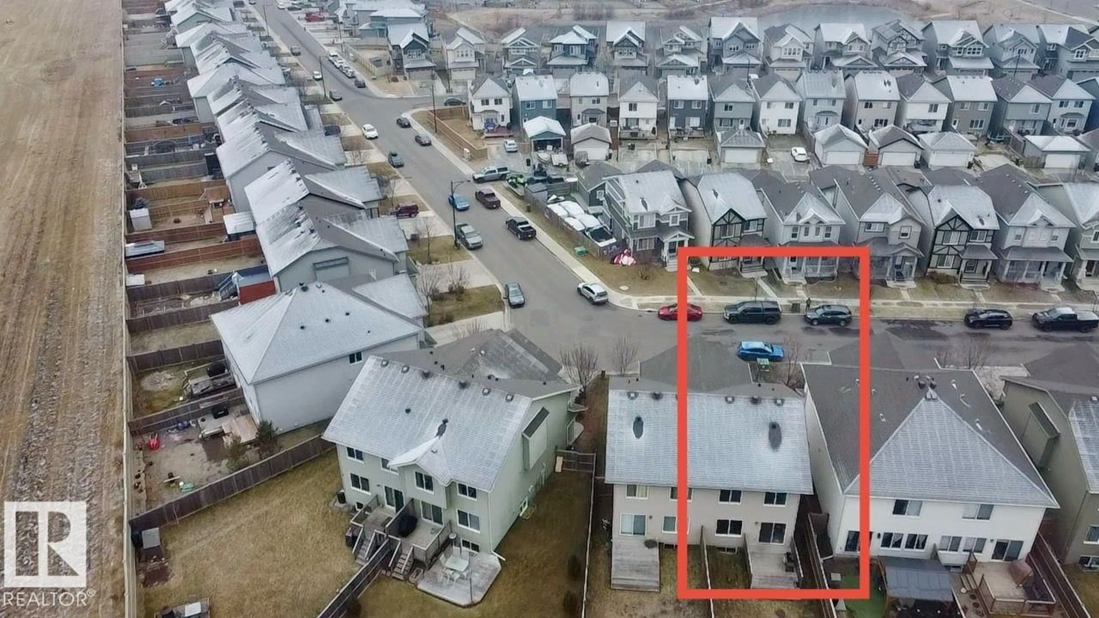 A pic from outside/outdoor area/front of a property/back of a property/a pic from drone, street for 747 EAGLESON CR, Edmonton Alberta T6M0T8
