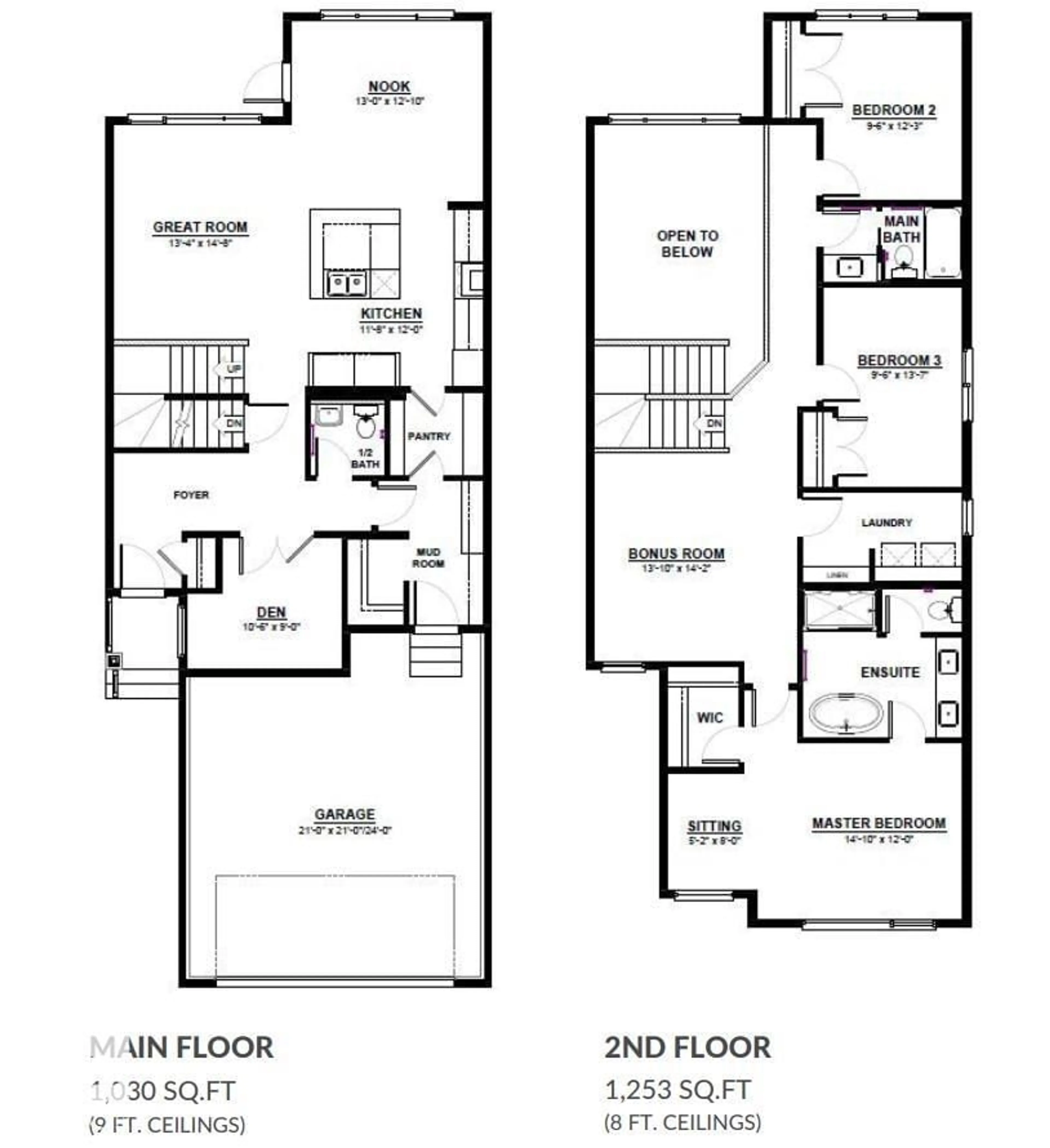 Floor plan for 4549 WARBLER LOOP, Edmonton Alberta T5S2C2