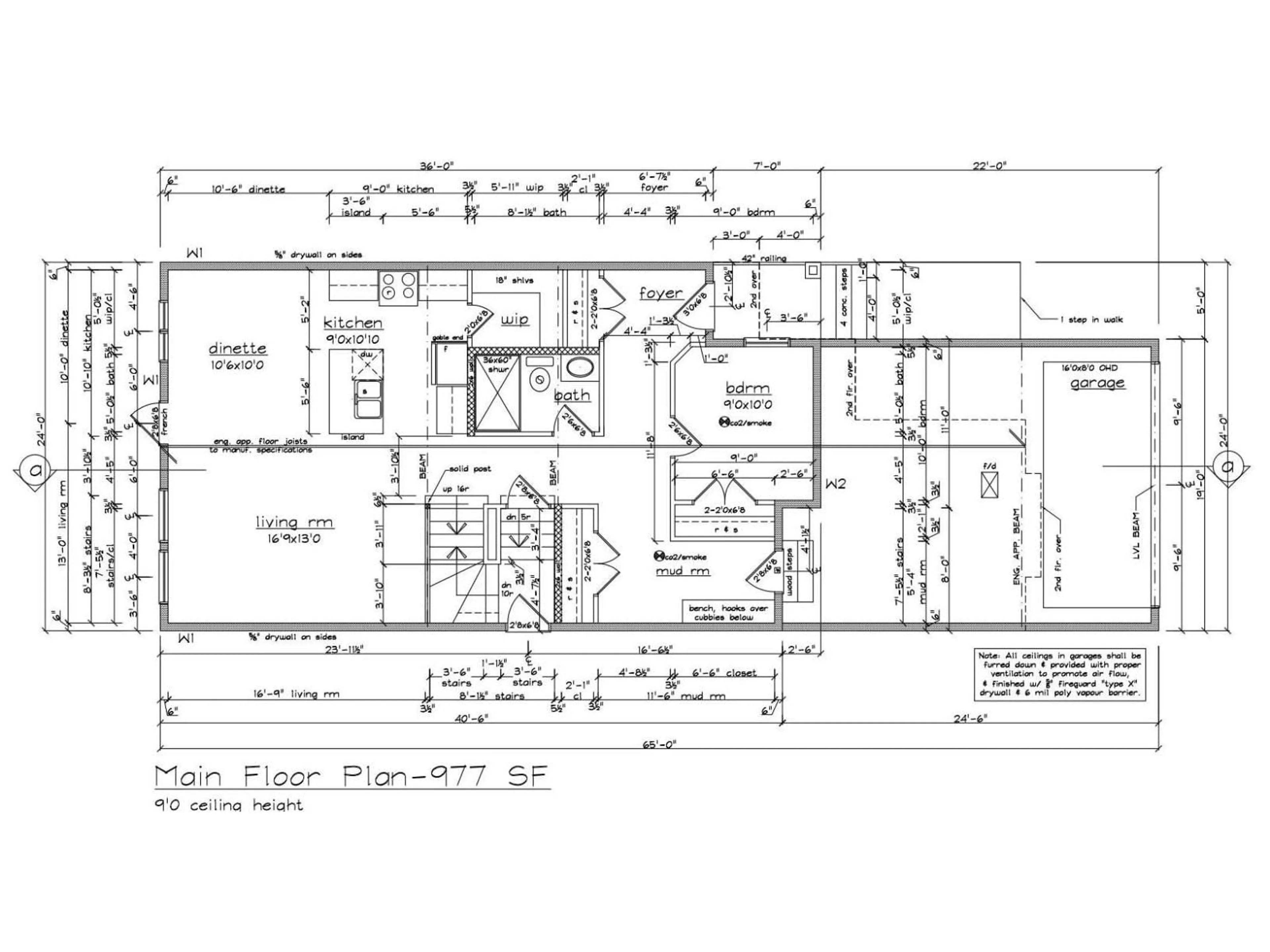Floor plan for 8815 182 AV, Edmonton Alberta T5Z0X3