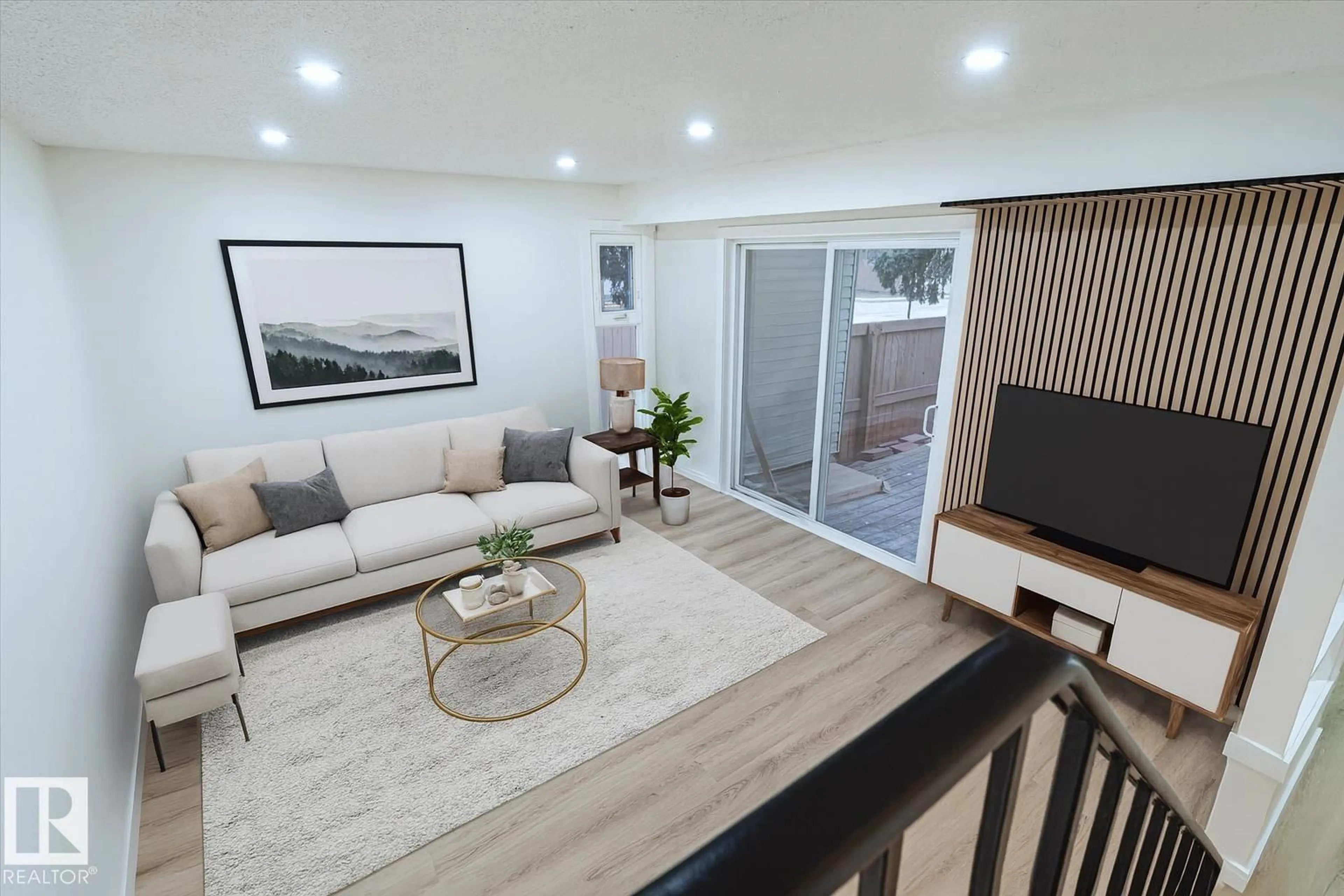 Living room with furniture, unknown for NW - 7114 178 ST, Edmonton Alberta T5T3E9