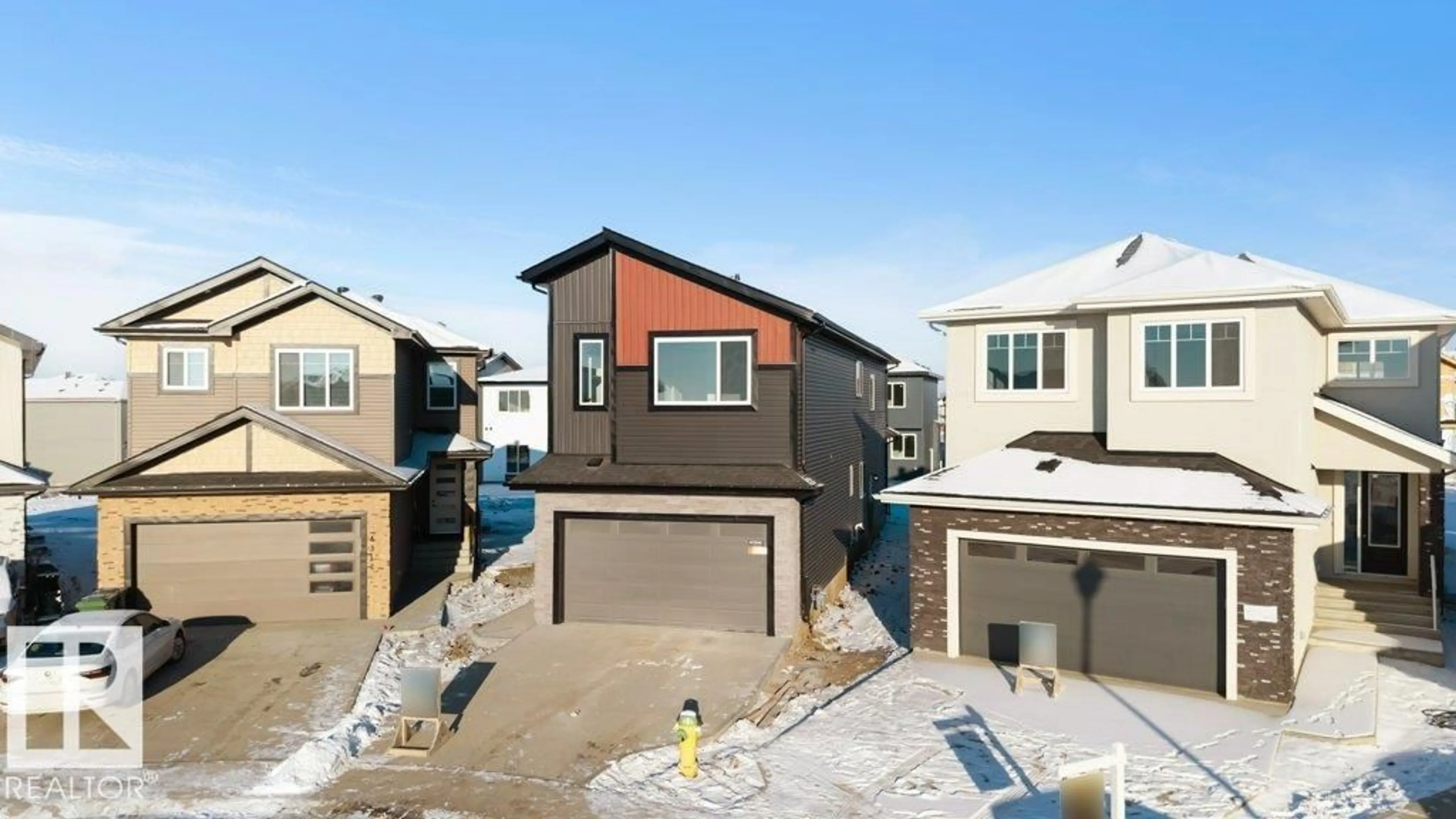 Home with vinyl exterior material, street for 4313 36 ST, Beaumont Alberta T4X3G8