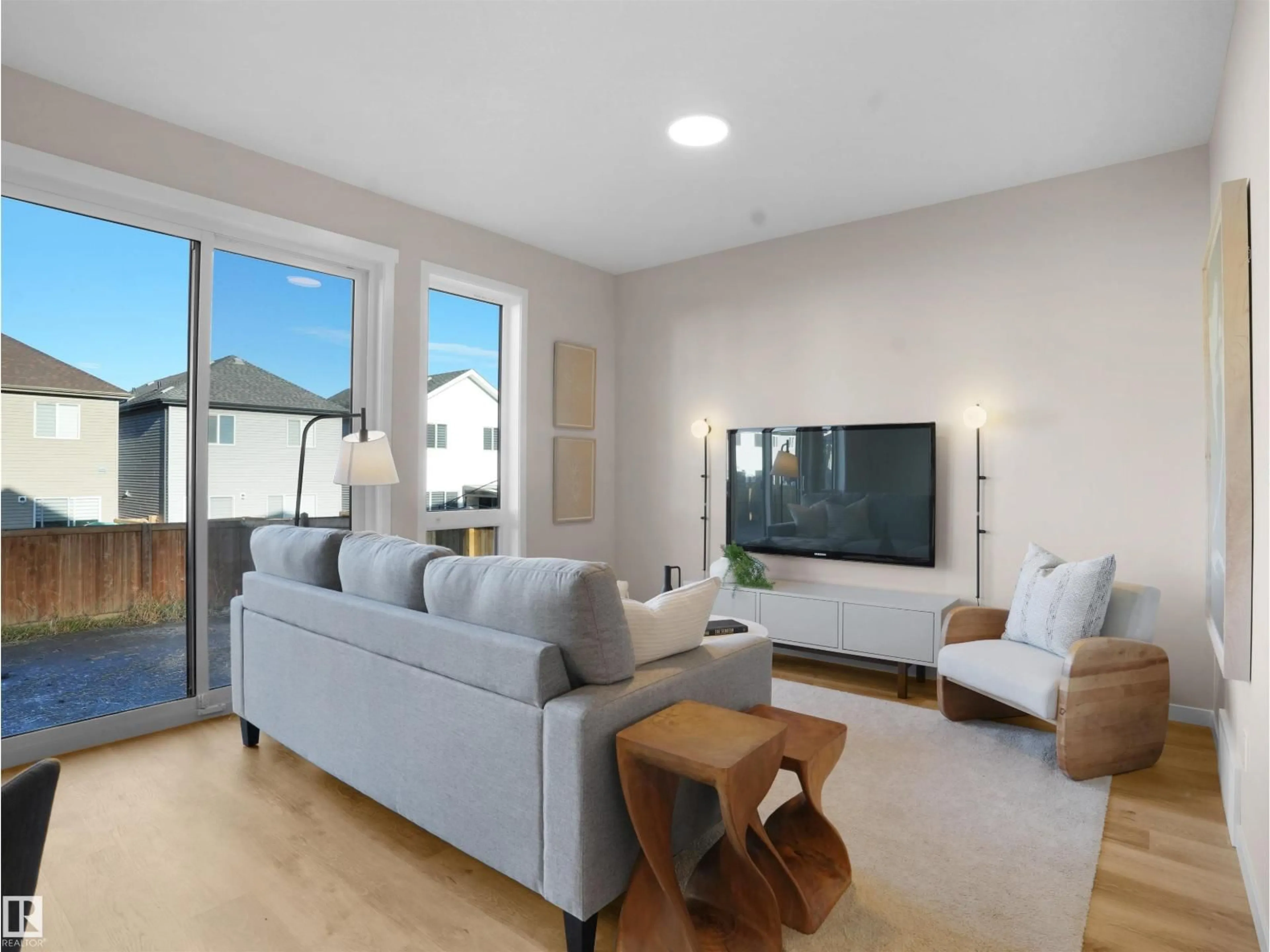 Living room with furniture, unknown for 22830 95A AV, Edmonton Alberta T5T7H5