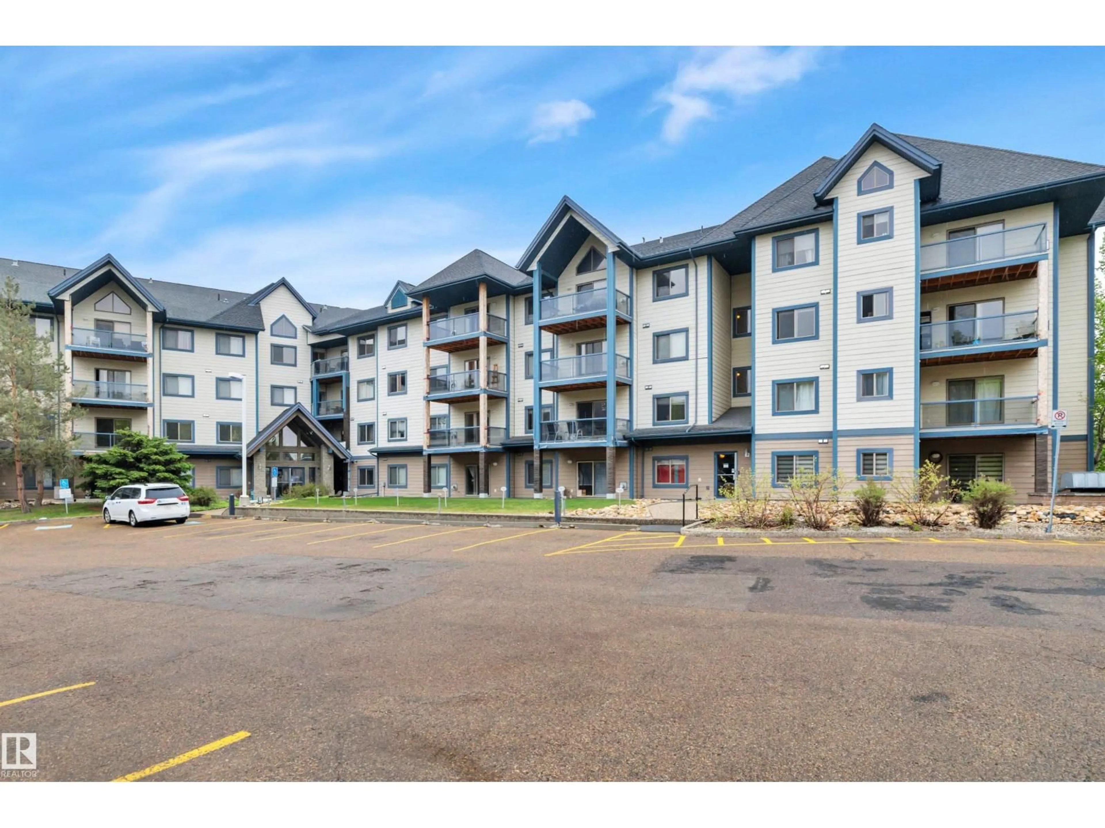 A pic from outside/outdoor area/front of a property/back of a property/a pic from drone, unknown for #102 - 2903 RABBIT HILL RD, Edmonton Alberta T6R3A3