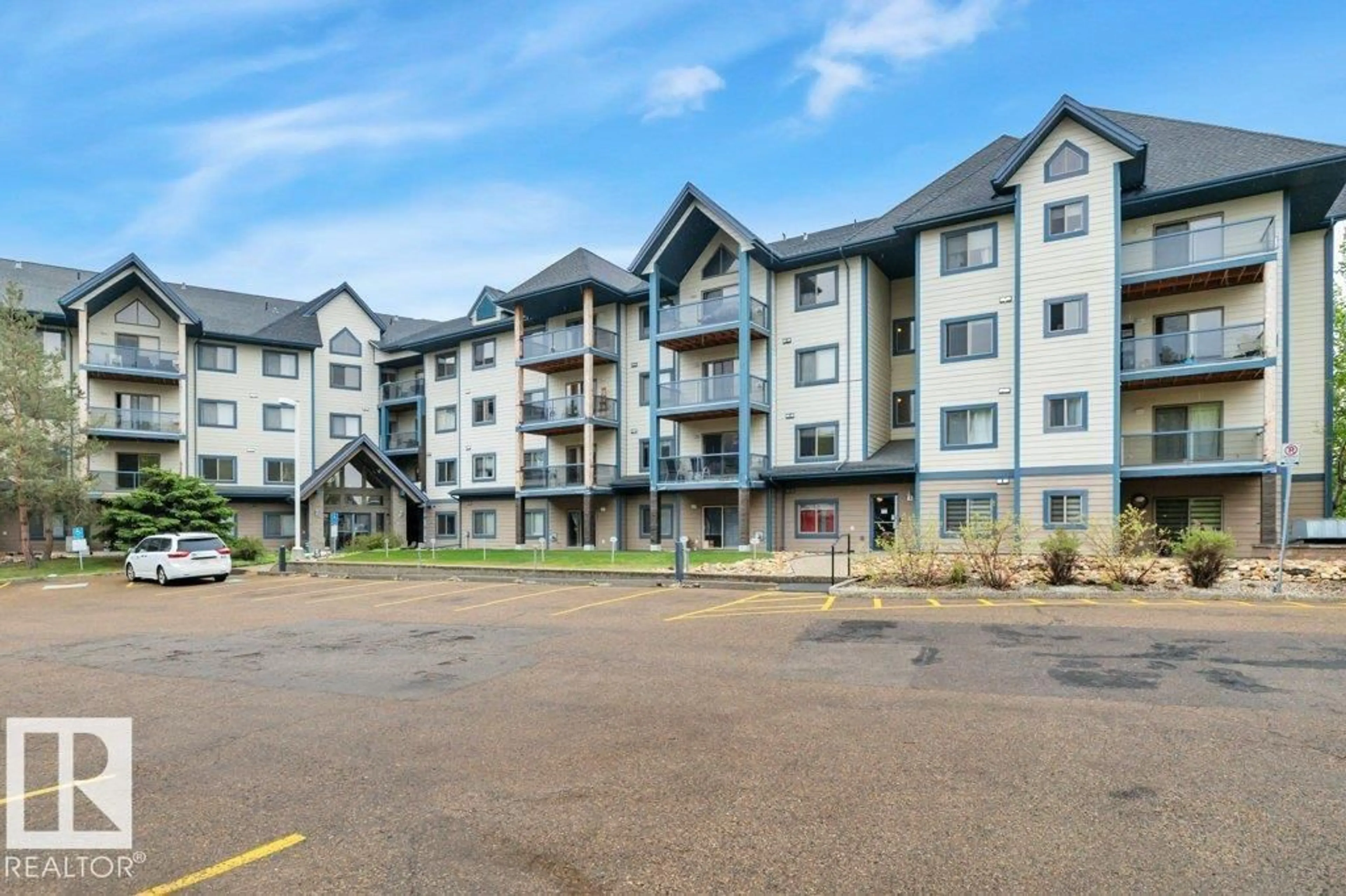 A pic from outside/outdoor area/front of a property/back of a property/a pic from drone, unknown for #102 - 2903 RABBIT HILL RD, Edmonton Alberta T6R3A3