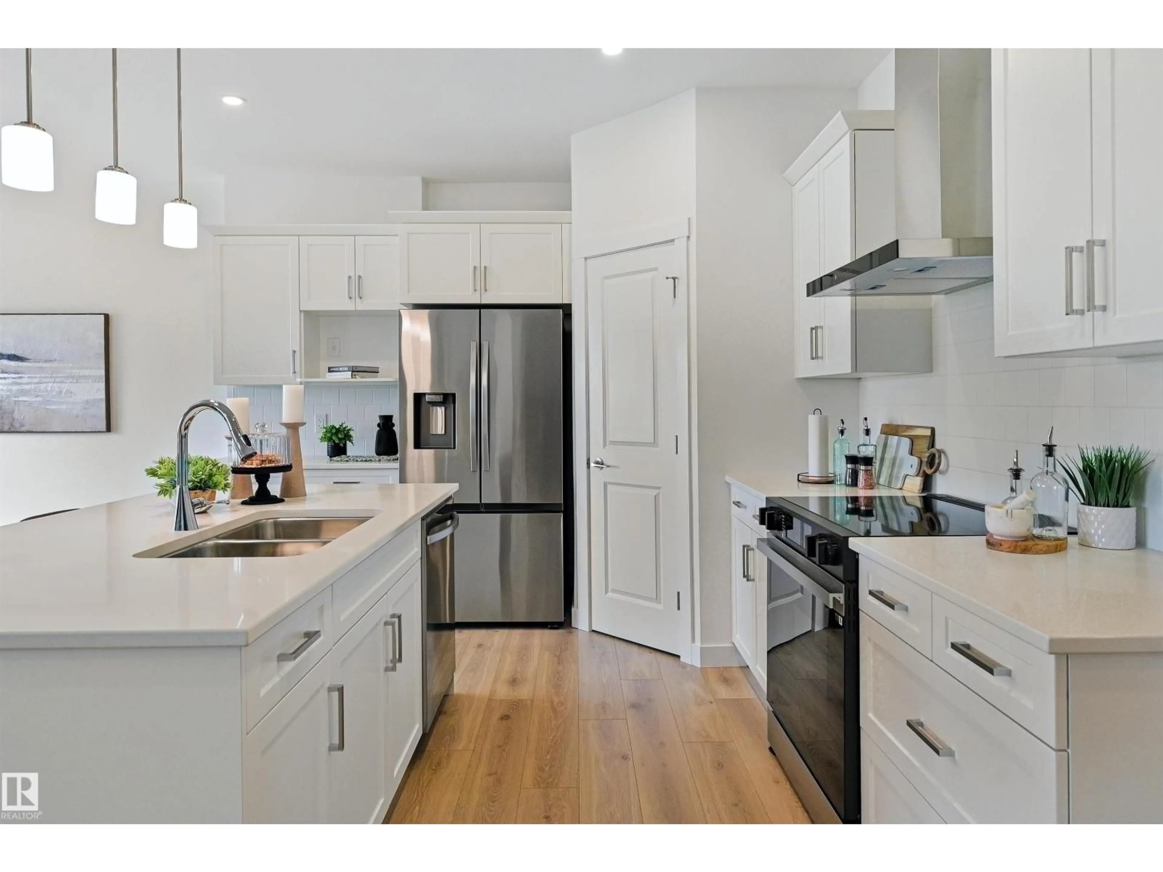 Open concept kitchen, unknown for NW - 4023 208 ST, Edmonton Alberta T6M3E4