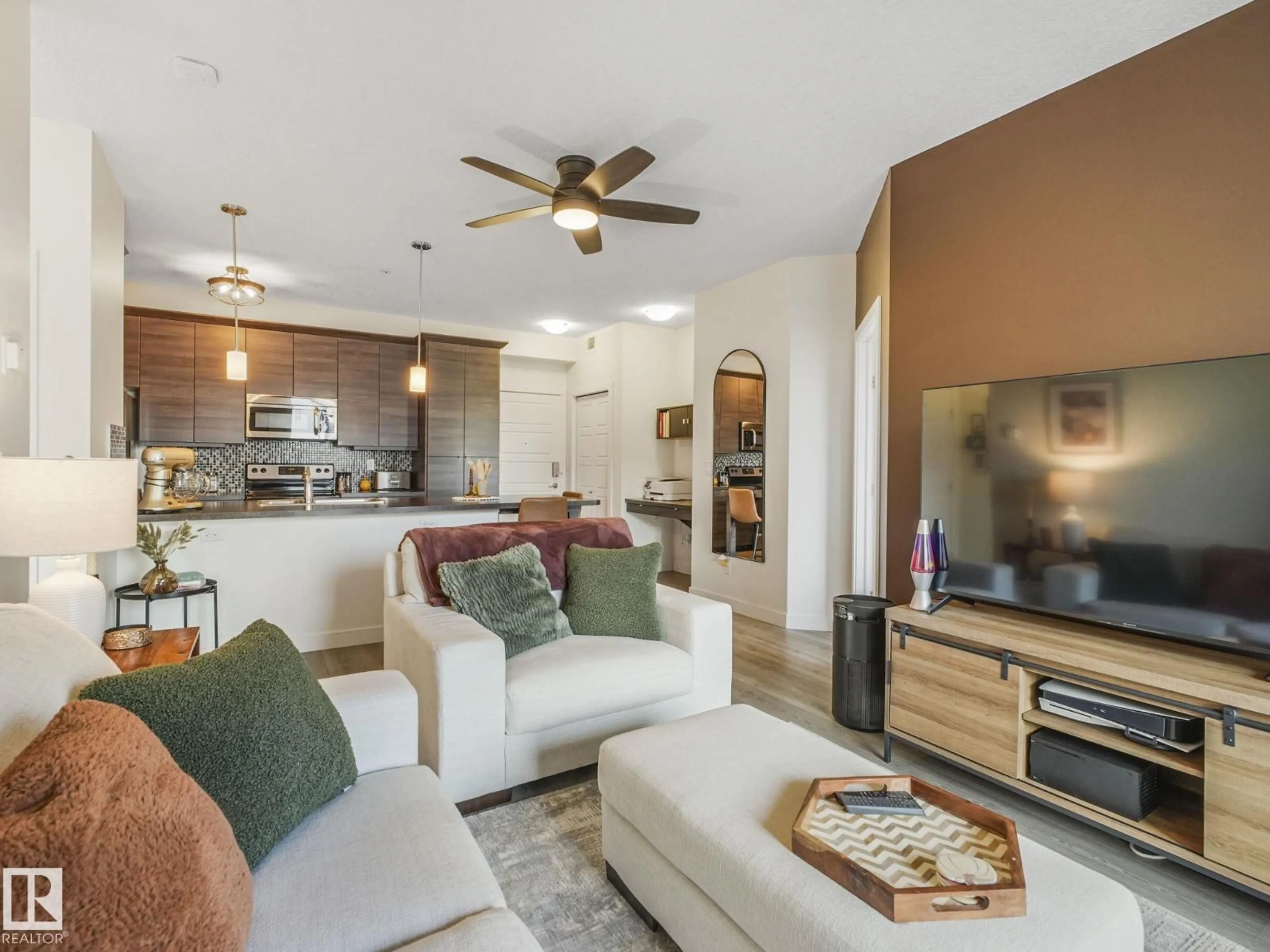 Living room with furniture, unknown for 316 - 2588 ANDERSON WY, Edmonton Alberta T6W0R2