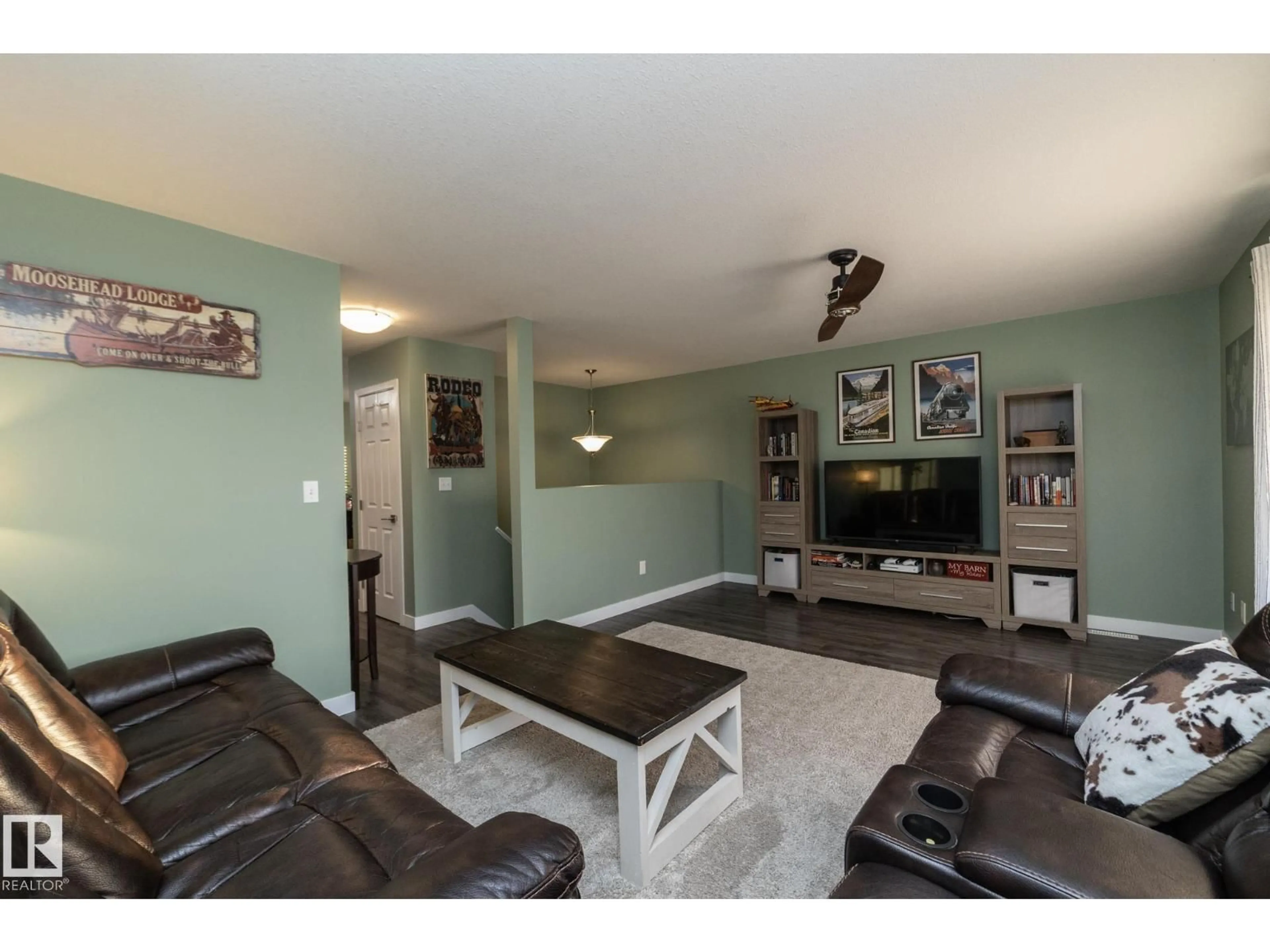 Living room with furniture, unknown for B - 10018 99 ST, Morinville Alberta T8R1B3