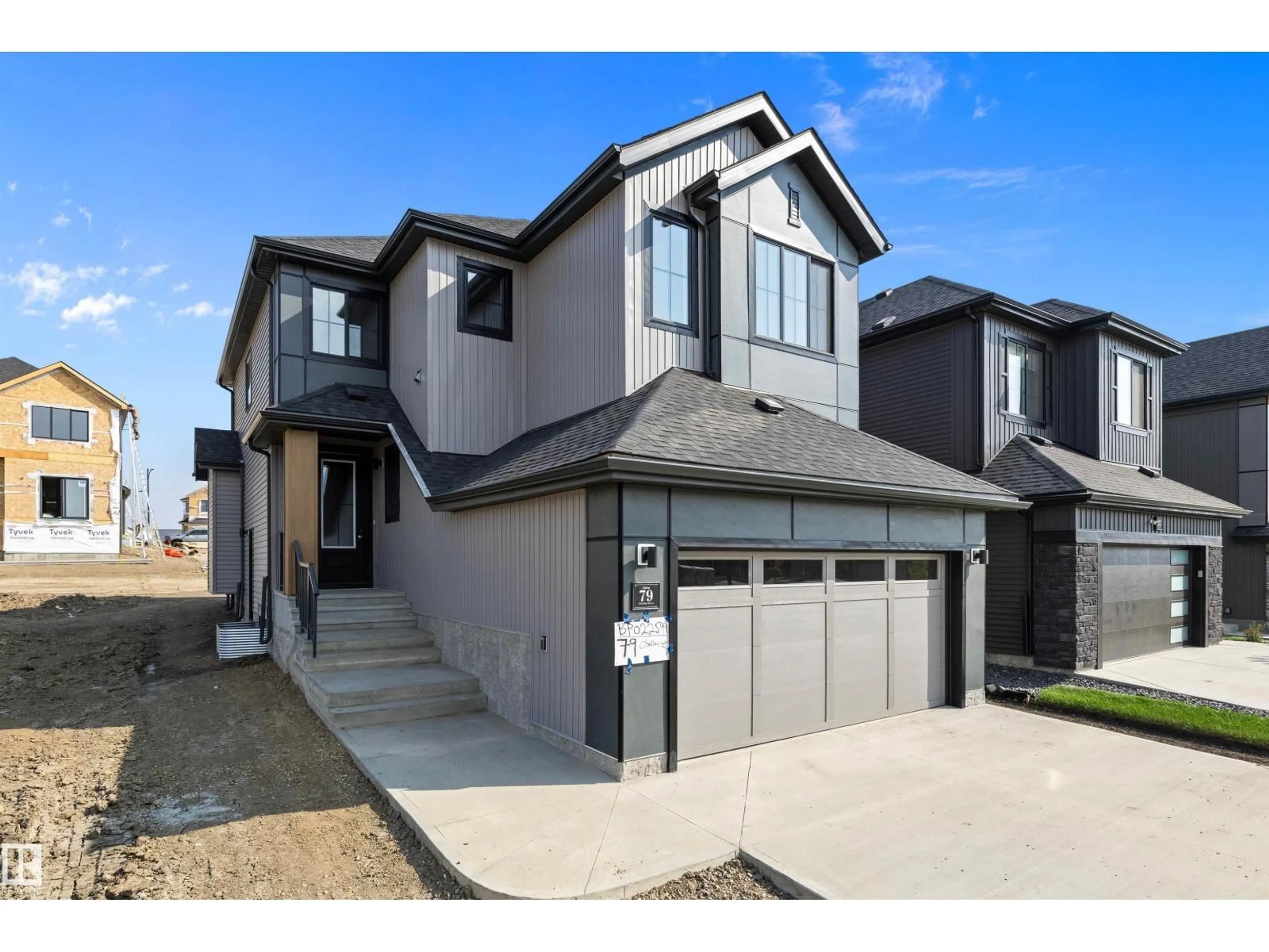 Home with brick exterior material, street for 79 CHELLES WD, St. Albert Alberta T8T2C6